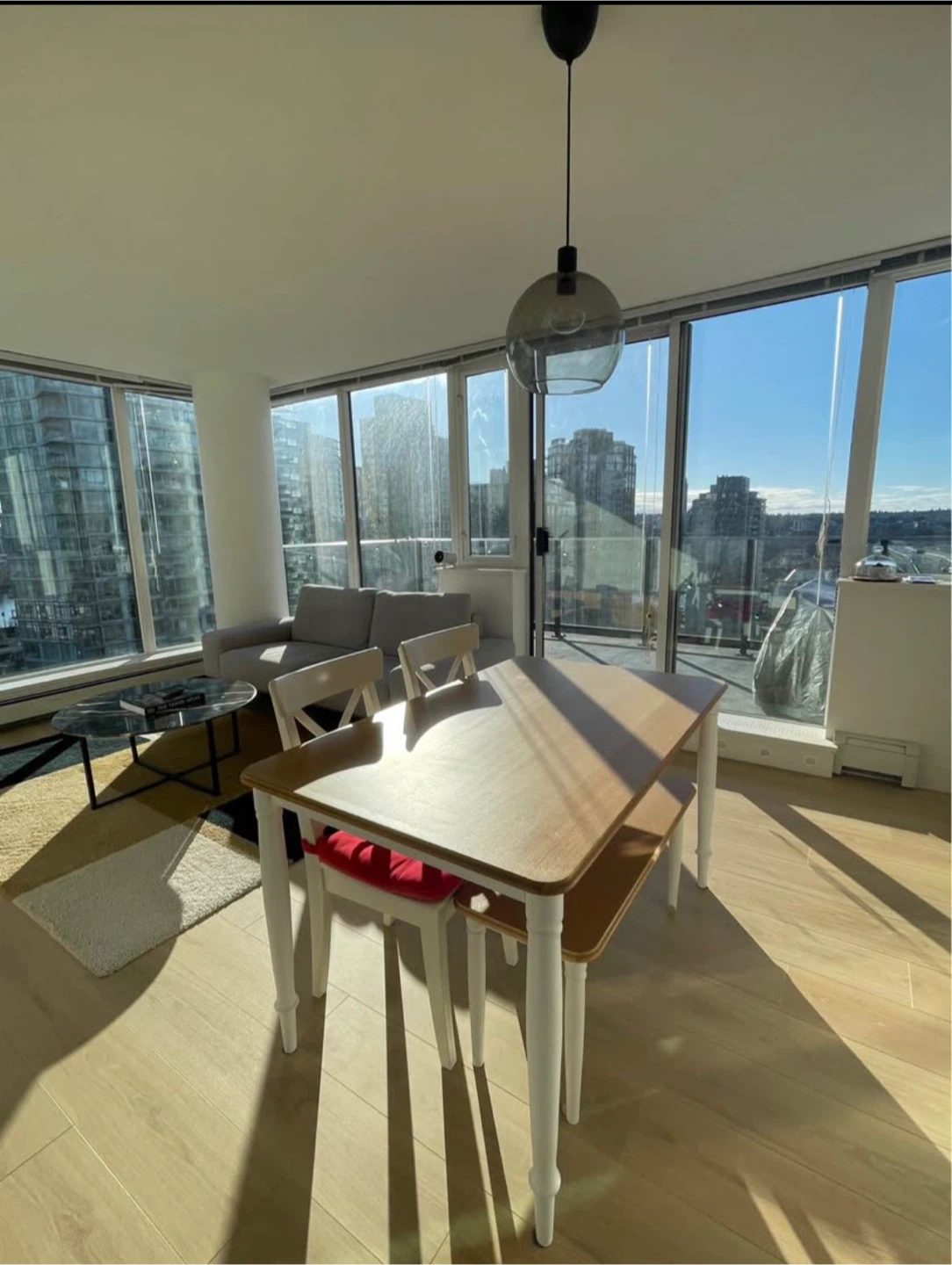 Dining Table with 2 Chairs and Bench - photo 2