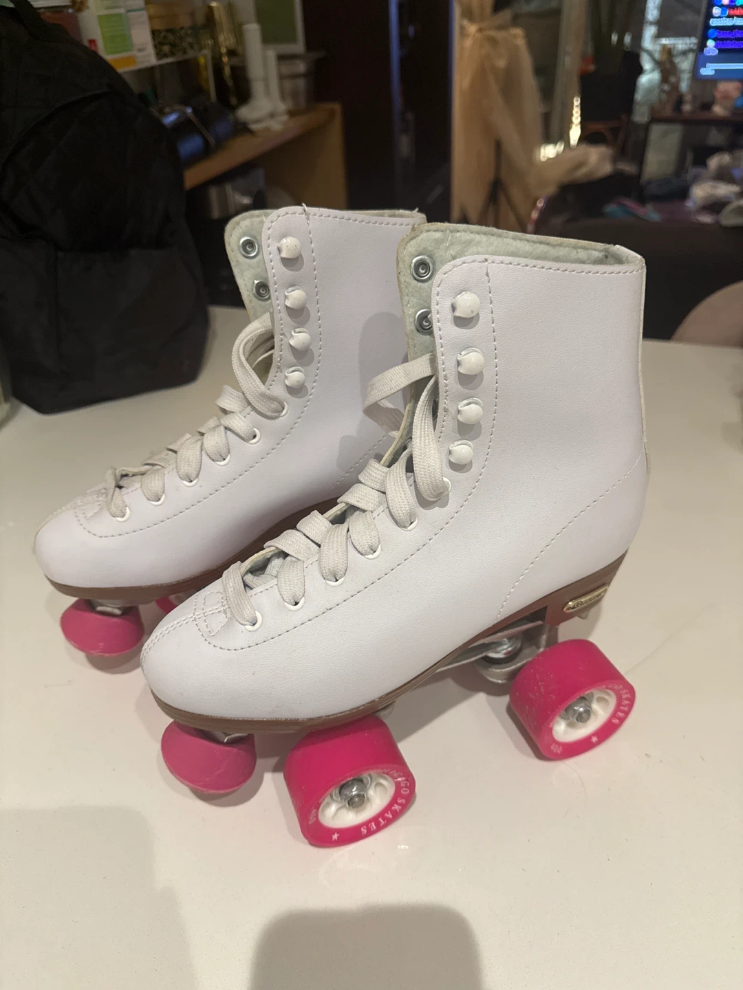 Chicago Skates White Roller Skates, size 6 - photo 2