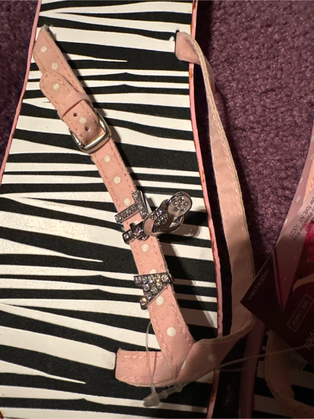 Starlet Crush Zebra Print Flip Flops 🏆 - photo 2