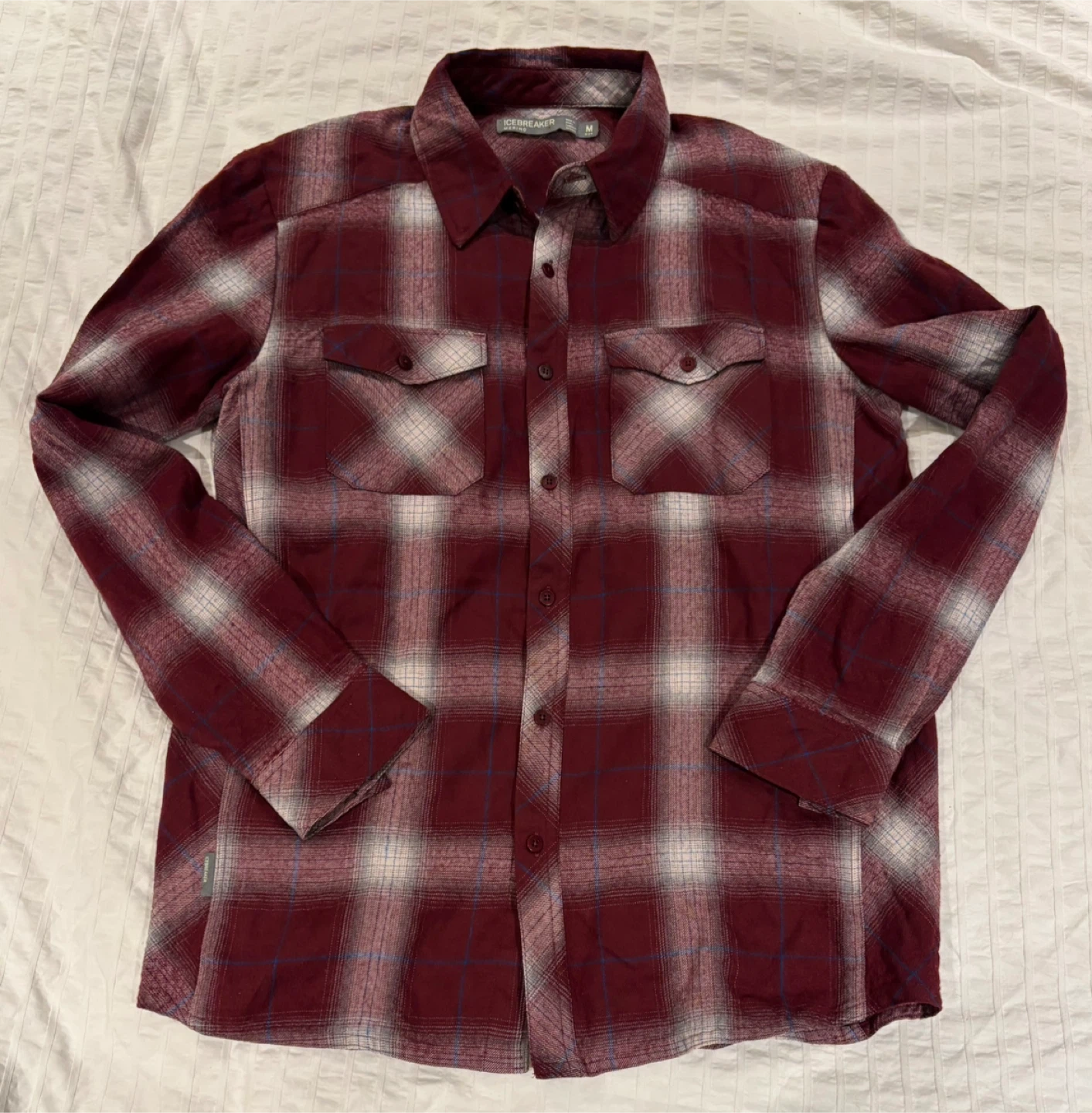 Icebreaker Merino Plaid Flannel Shirt - women’s s Medium - photo 2