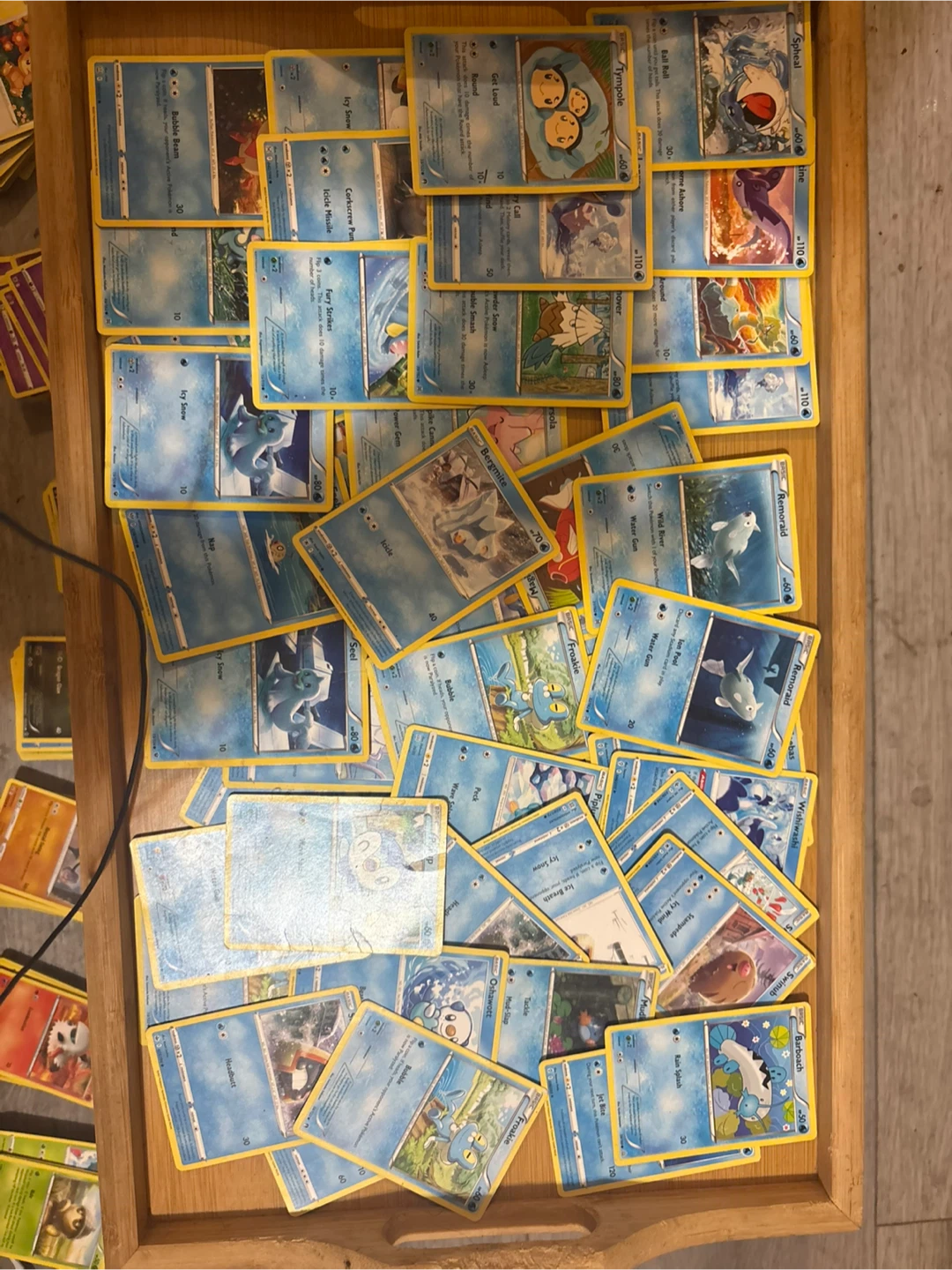 Collection of Pokemon Trading Cards