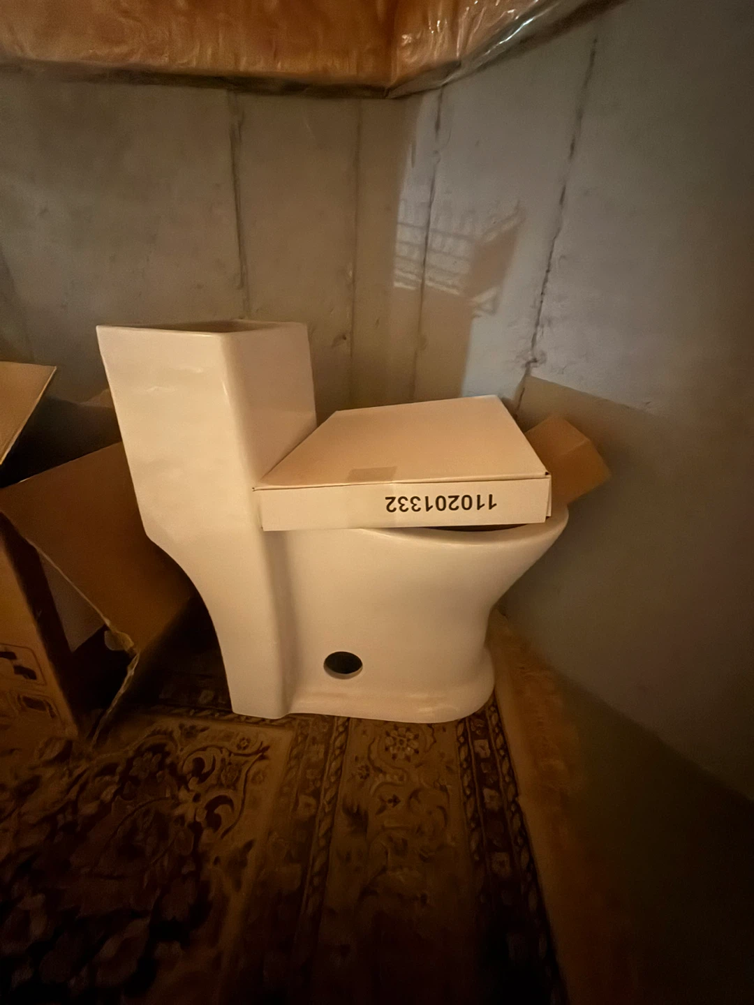 Project Source Standard Height Round Bowl Toilet - White - photo 2