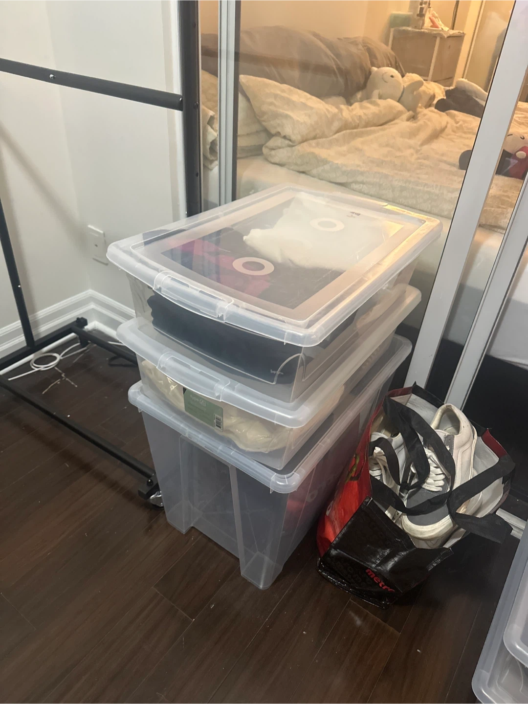 Clear Storage Bins with Lids - photo 2