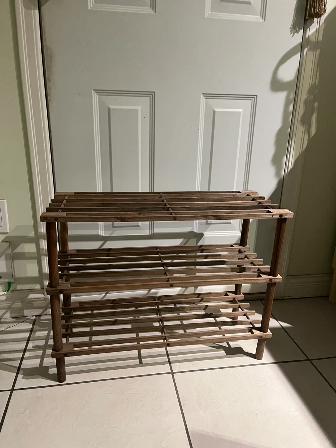 Wooden Shoe Rack