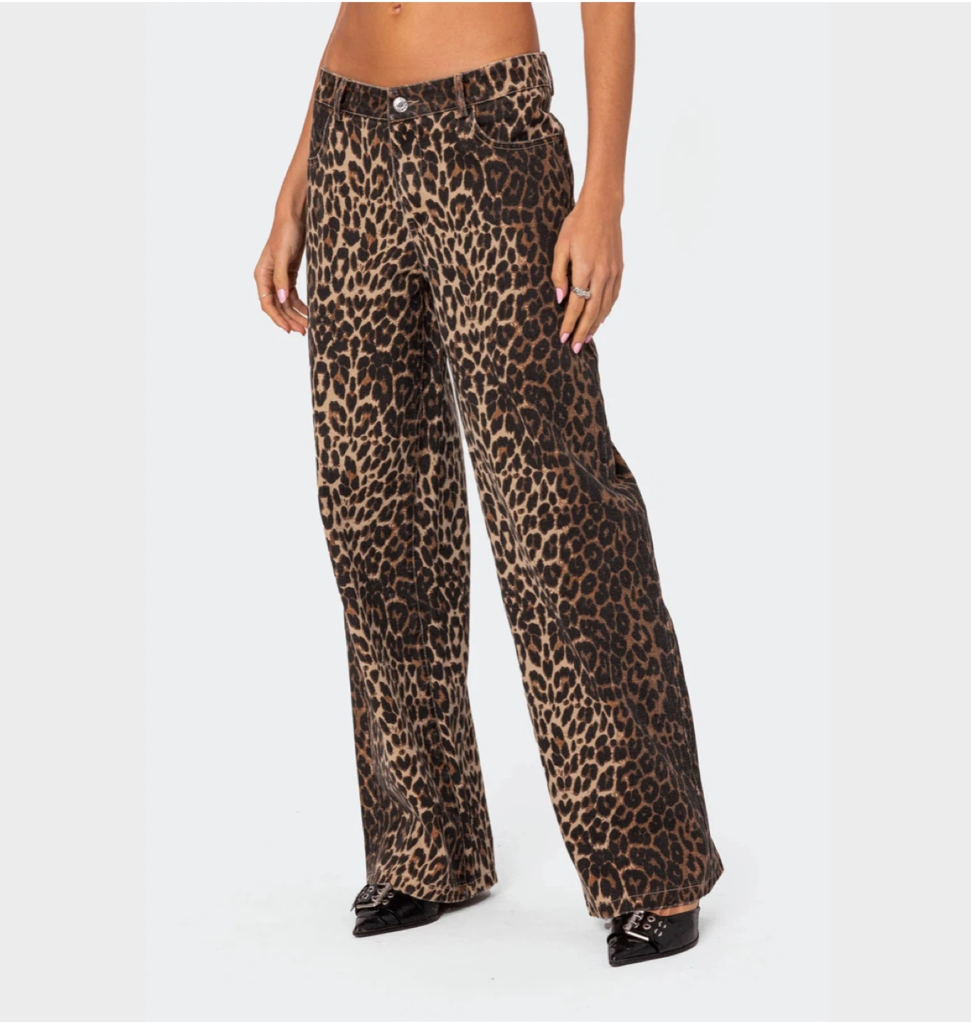 NWT Edikted | Low rise baggy jeans - S