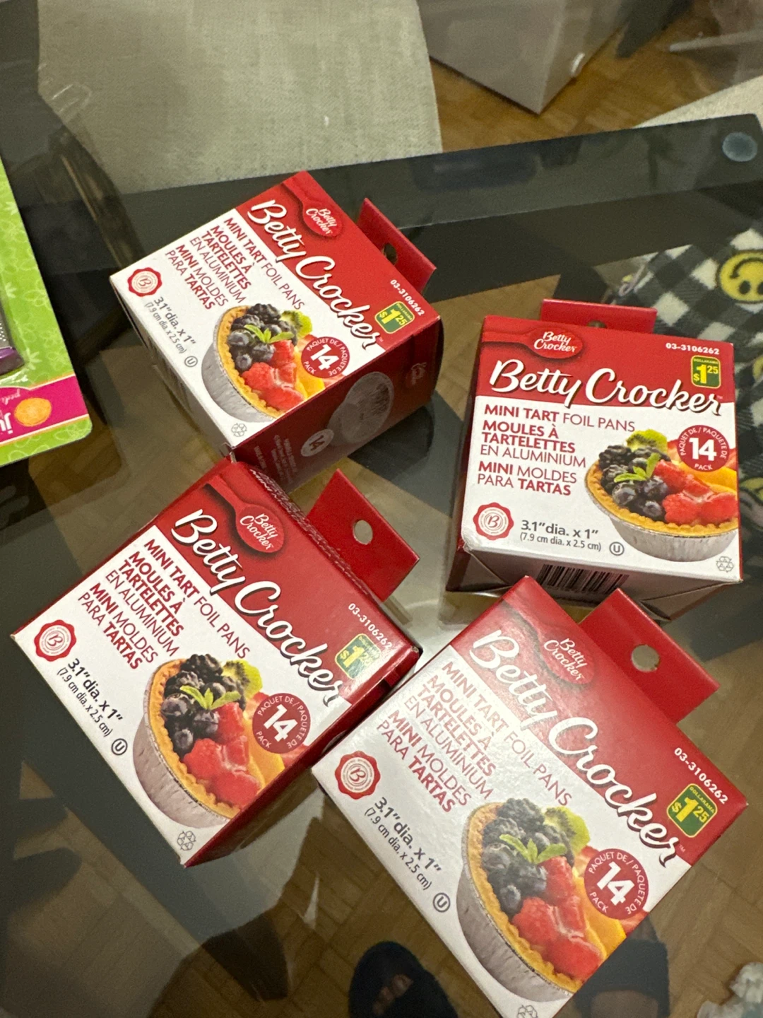 Betty Crocker Mini Tart Foil Pans (6Packs)