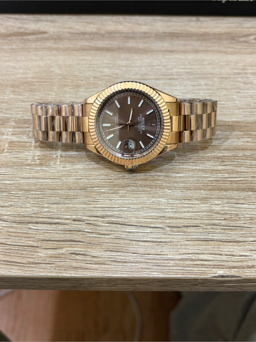 Rose Gold Luxury Watch man - photo 3
