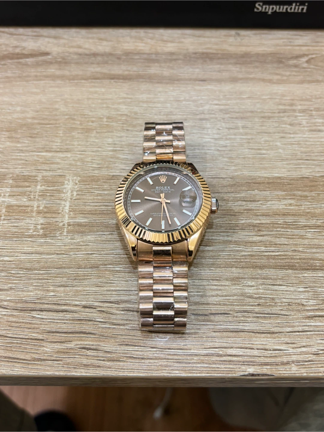 Rose Gold Luxury Watch man