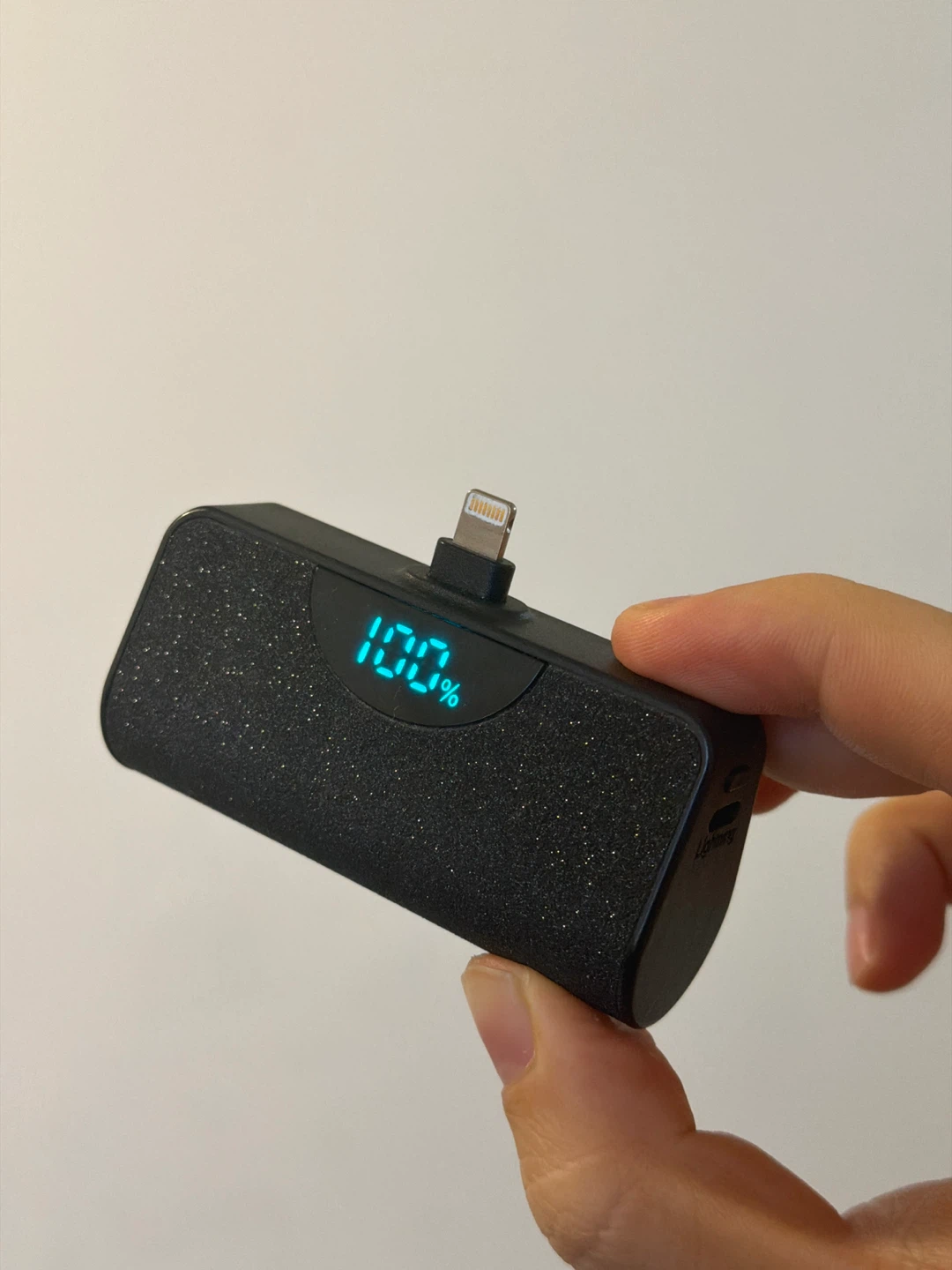 Portable Power Bank with Built-in Lightning Connector
