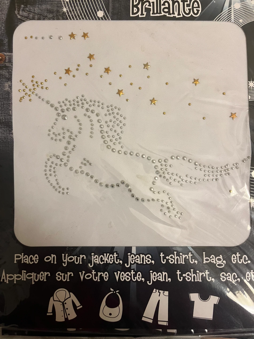 Brillante Iron-On Rhinestone Appliques Pack - photo 5