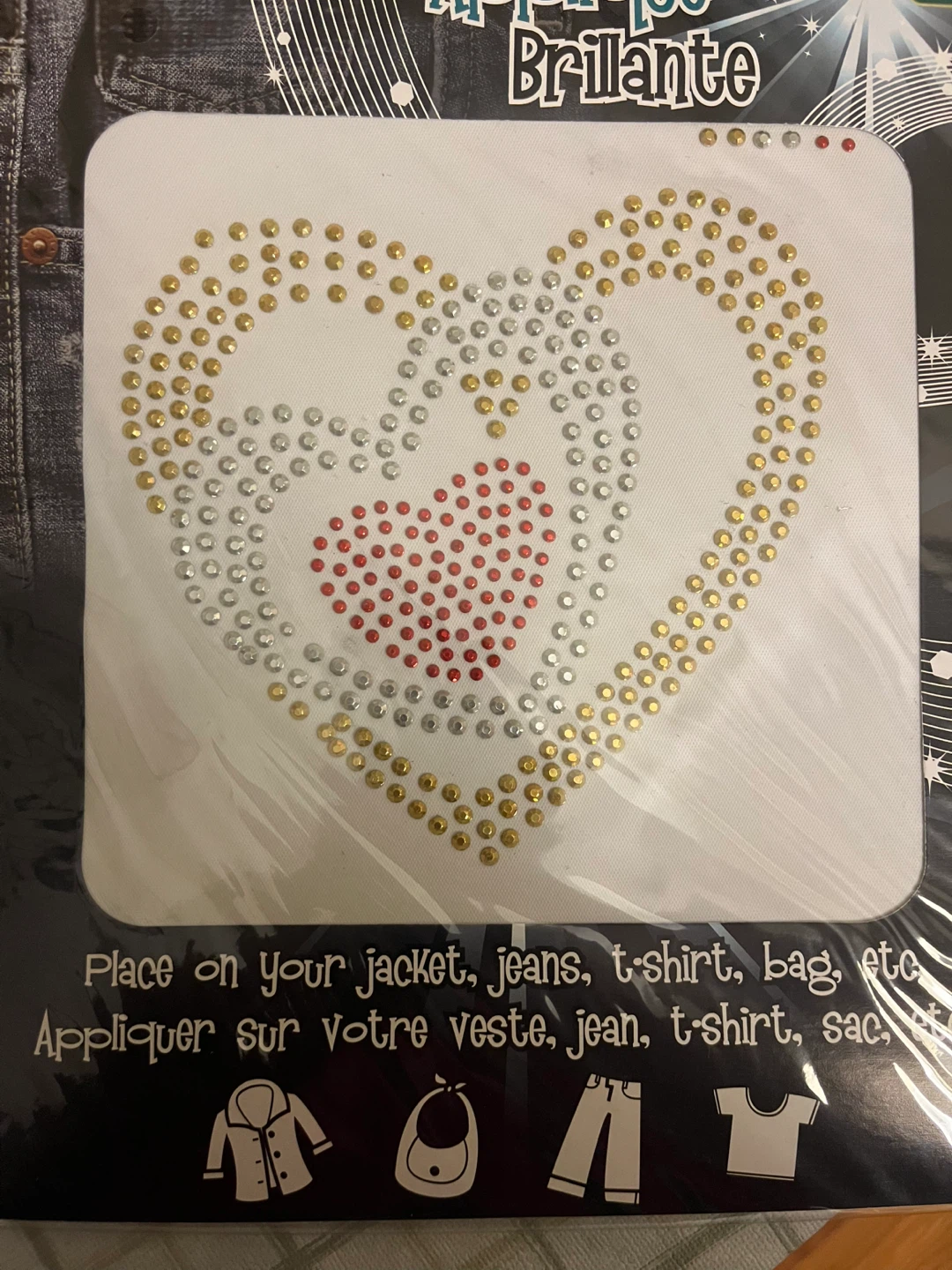 Brillante Iron-On Rhinestone Appliques Pack - photo 2