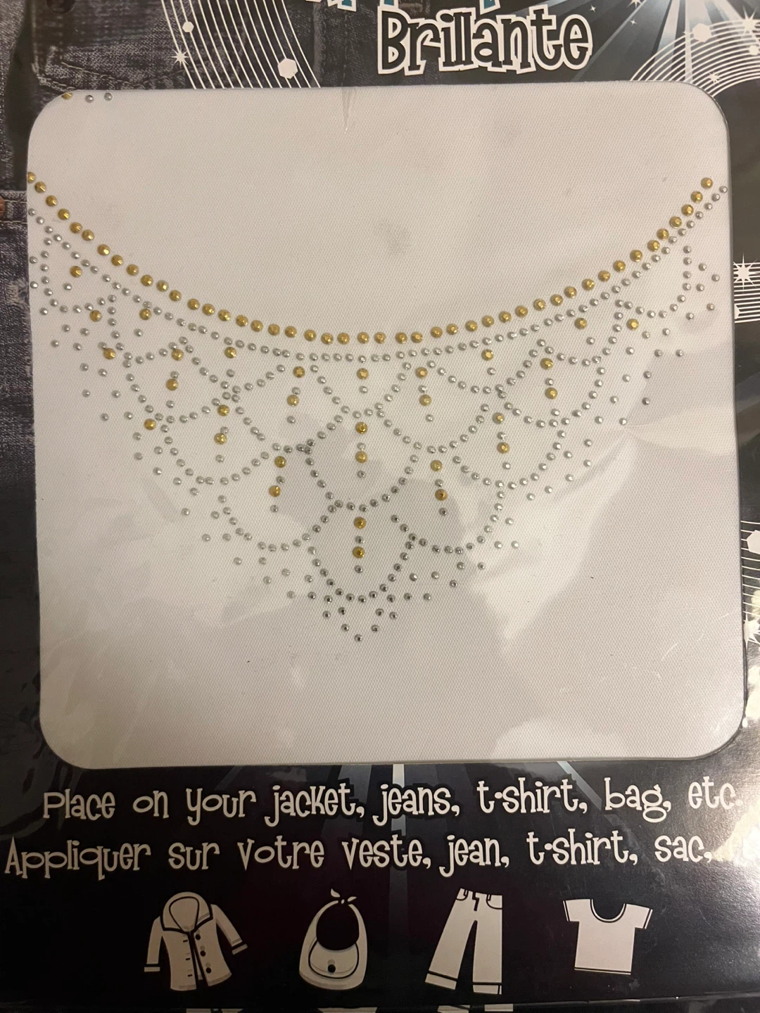Brillante Iron-On Rhinestone Appliques Pack - photo 4