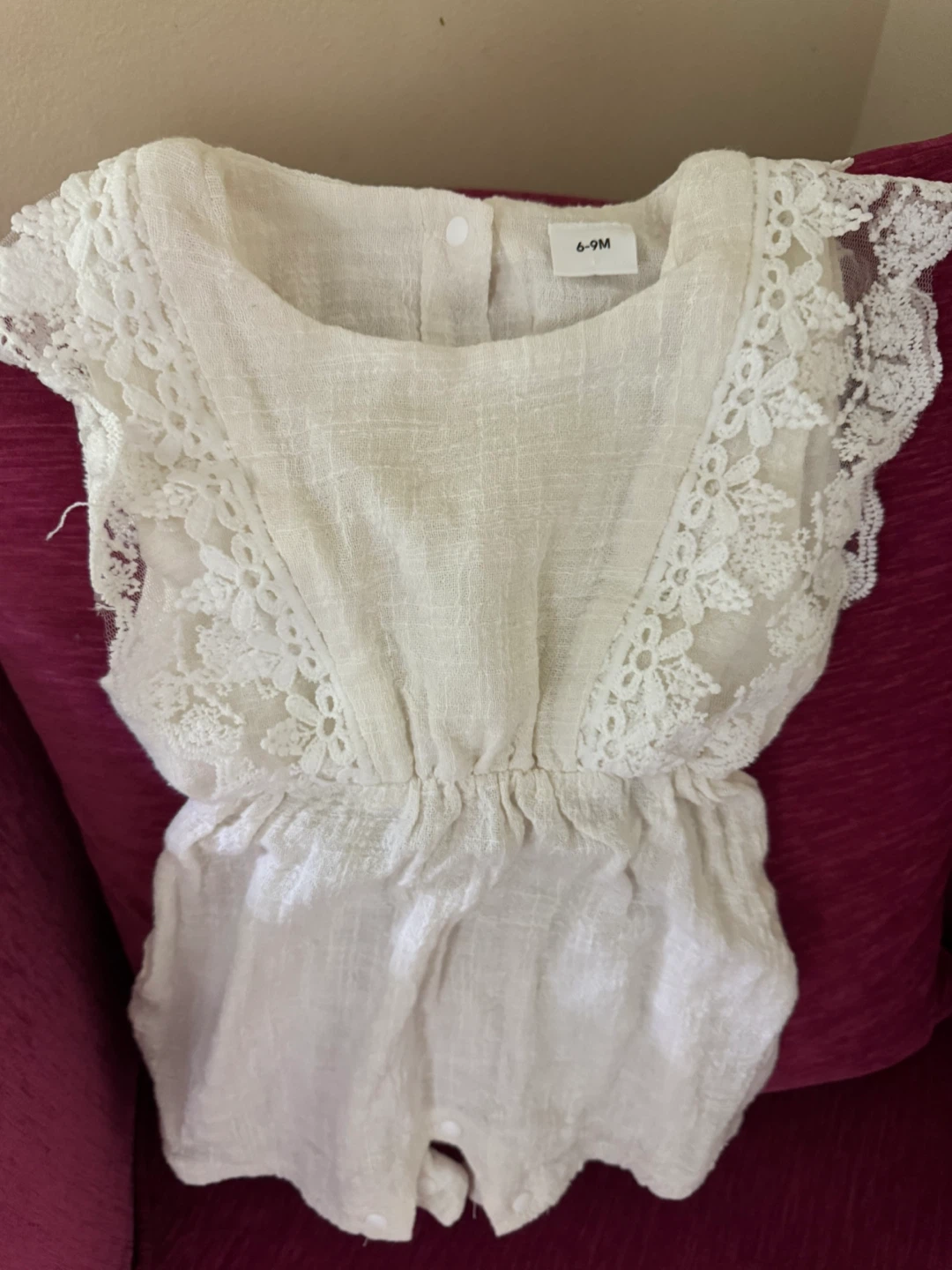 Baby Girl Romper 6-9 Months