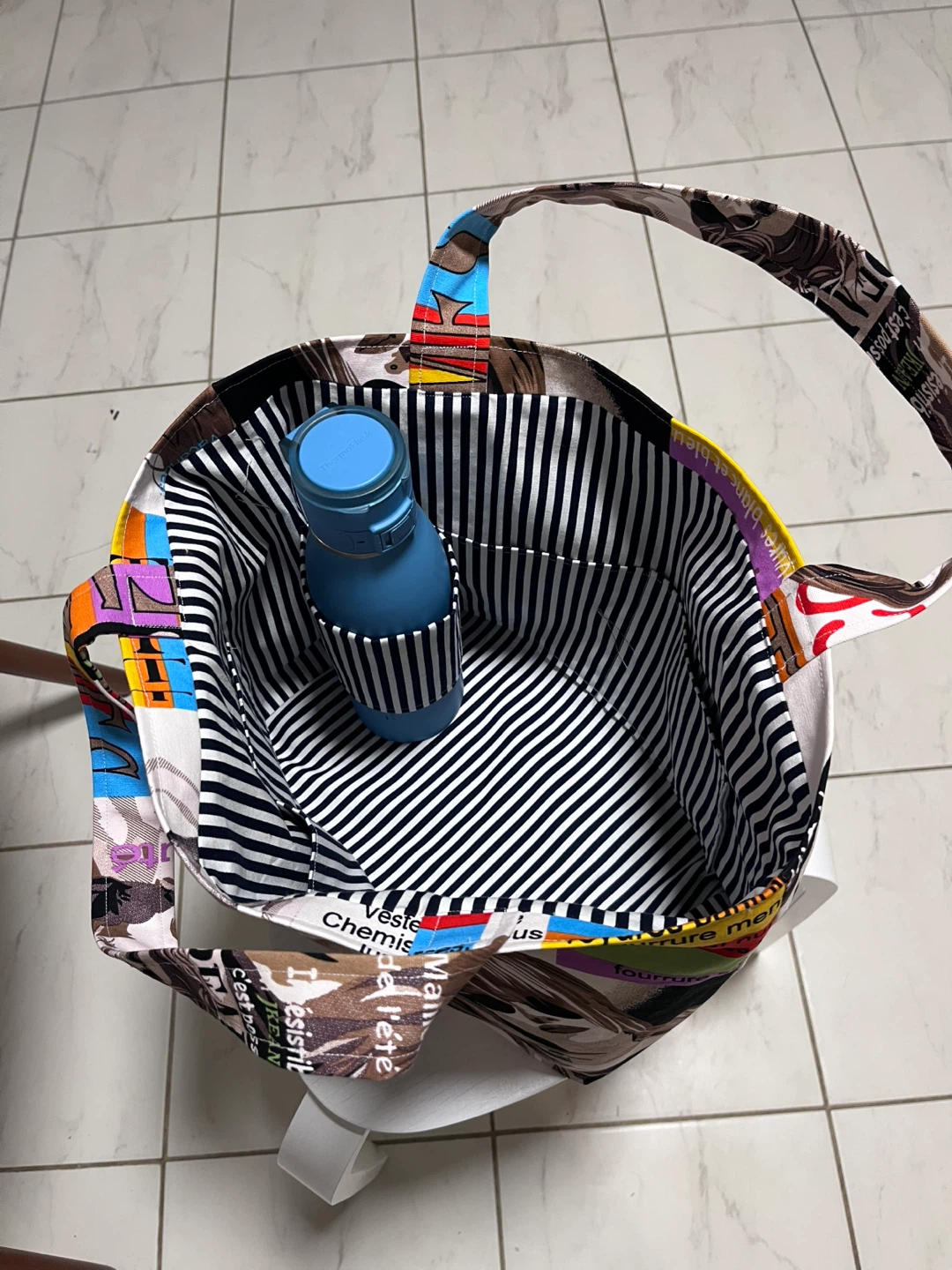 Unique Magazine Print Tote Bag