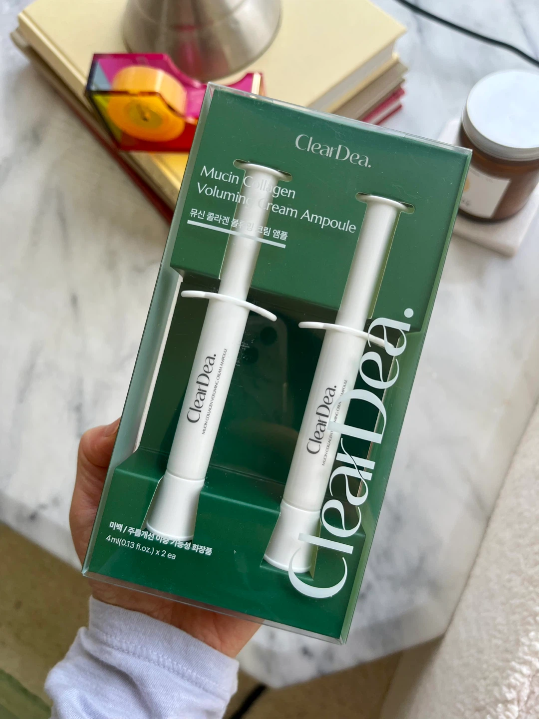 CLEARDEA. Mucin Collagen Voluming Cream Ampoule 4ml*2ea