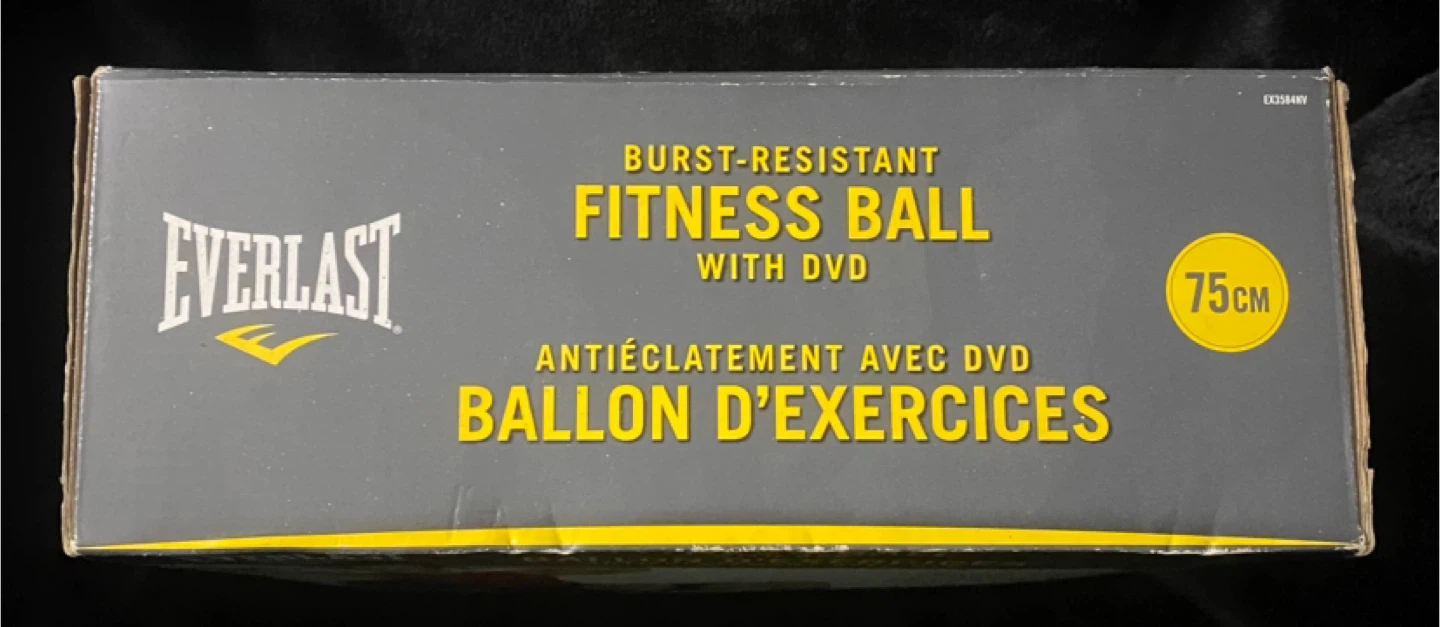 Everlast 75cm Burst-Resistant Fitness Ball with DVD - photo 5