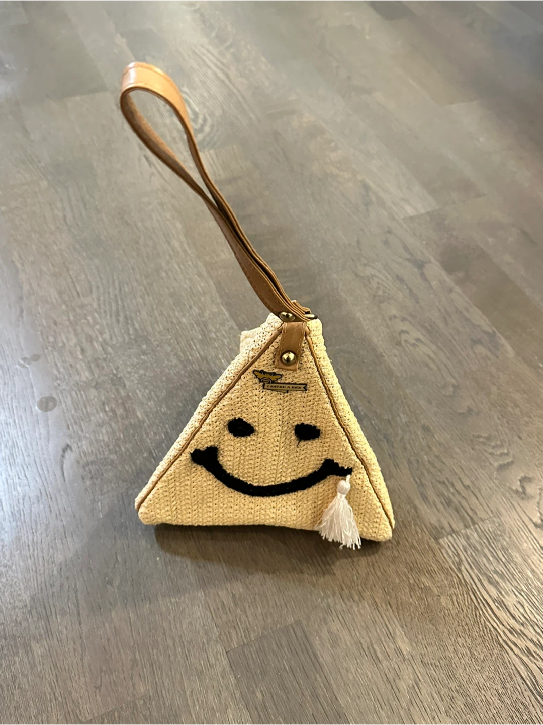 ✨Pyramid Handbag with Leather Holder