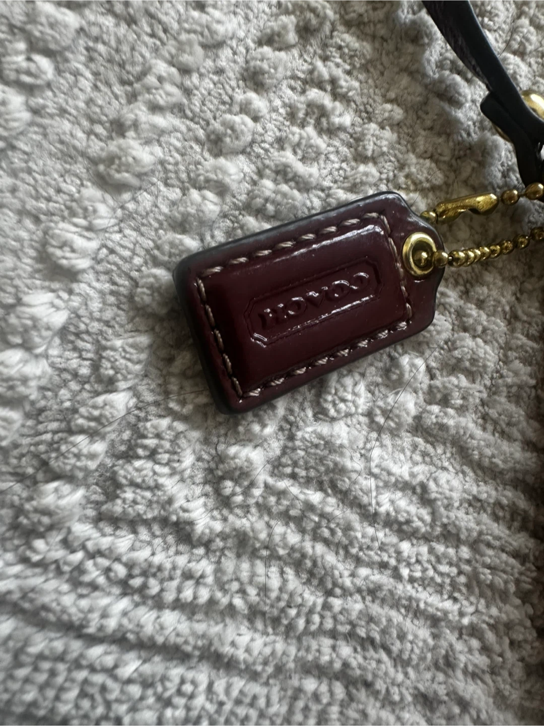 Coach Wristlet Burgundy Signature Pattern - photo 4