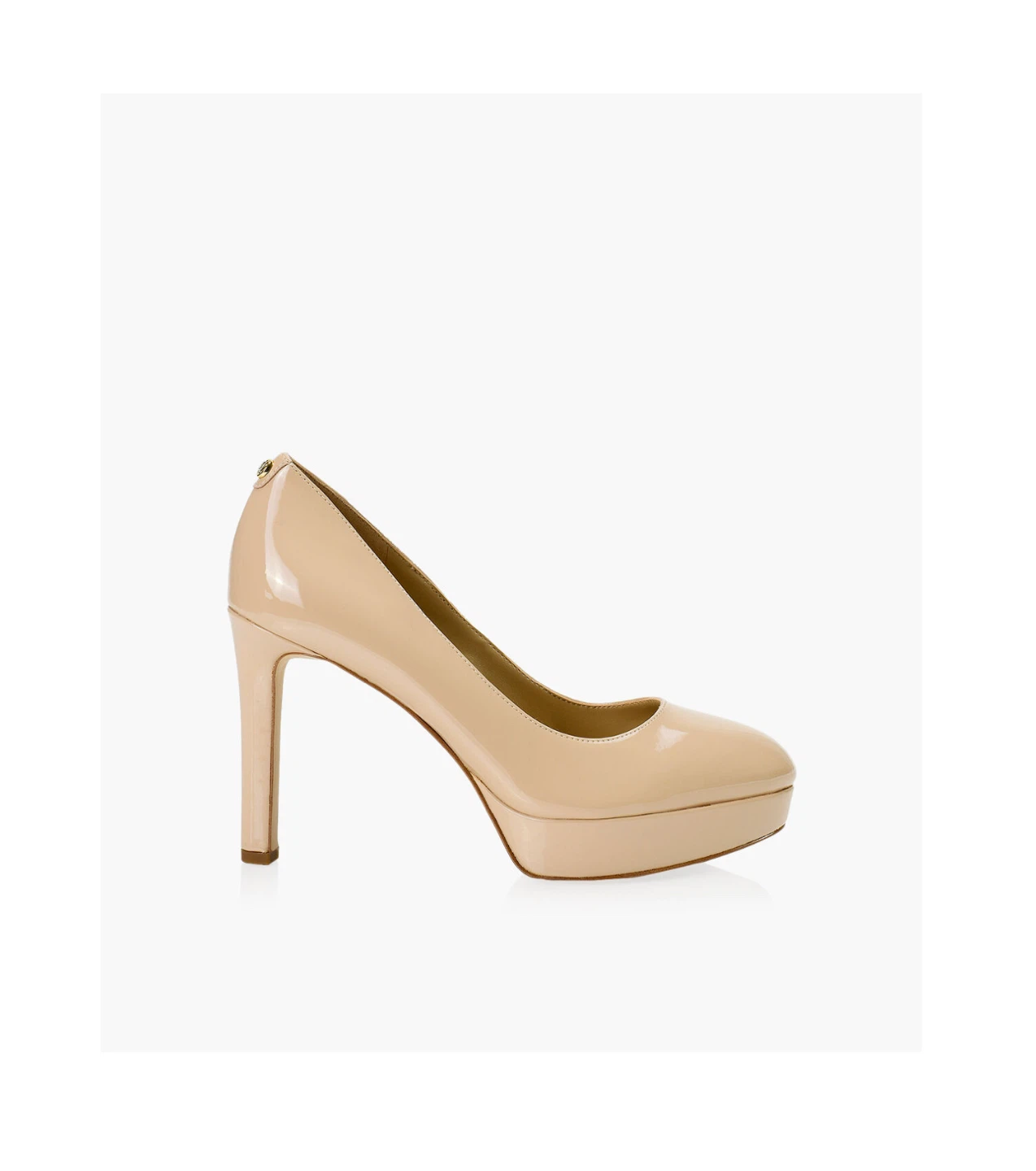 Michael Kors Nude Patent Leather Platform Heels