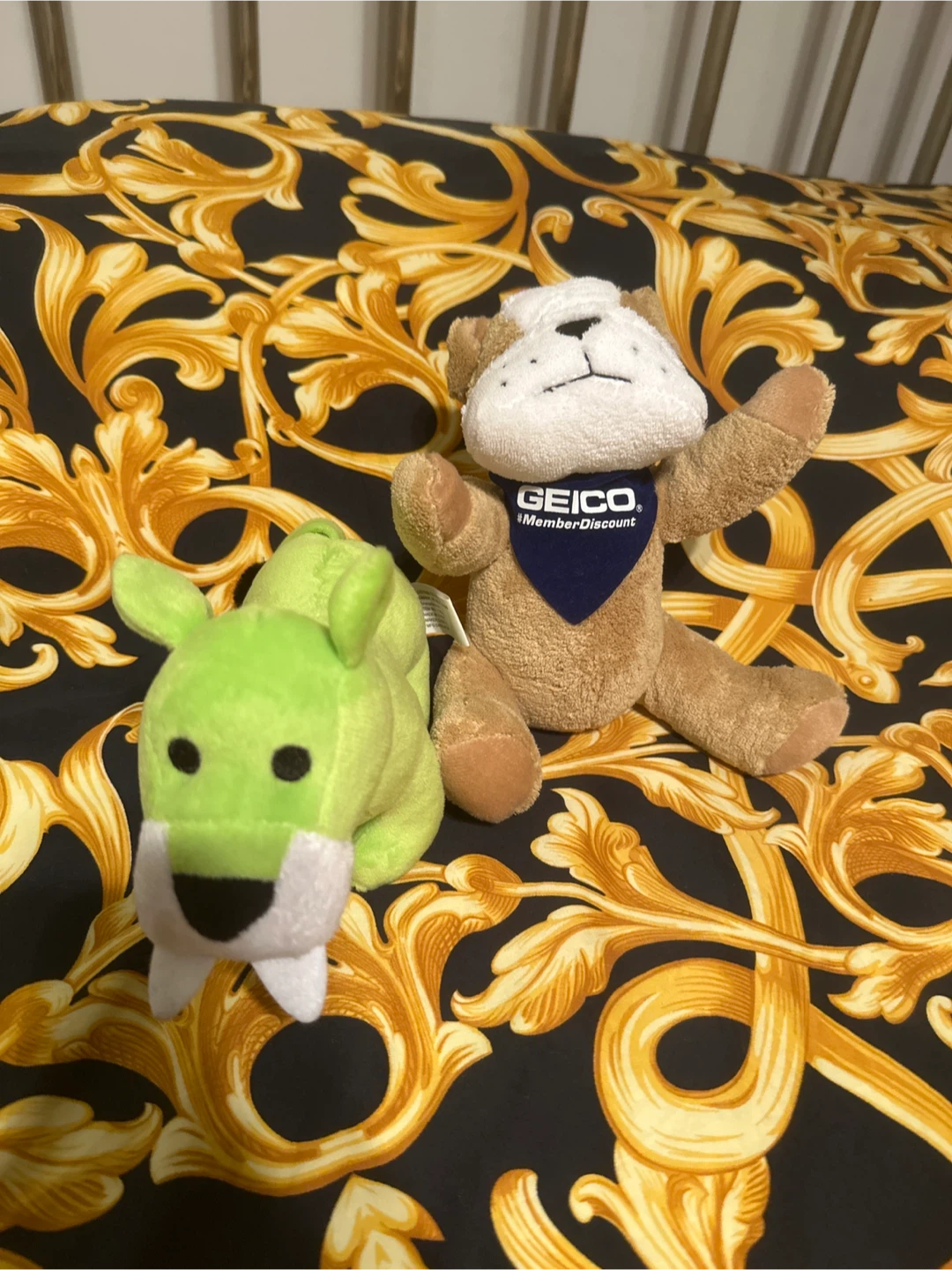 GEICO Member Discount Plush Dog and Green Creature Set 🏆
