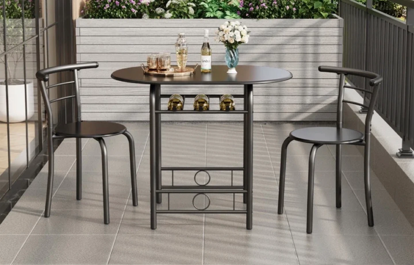 Mini table with two chairs - photo 4
