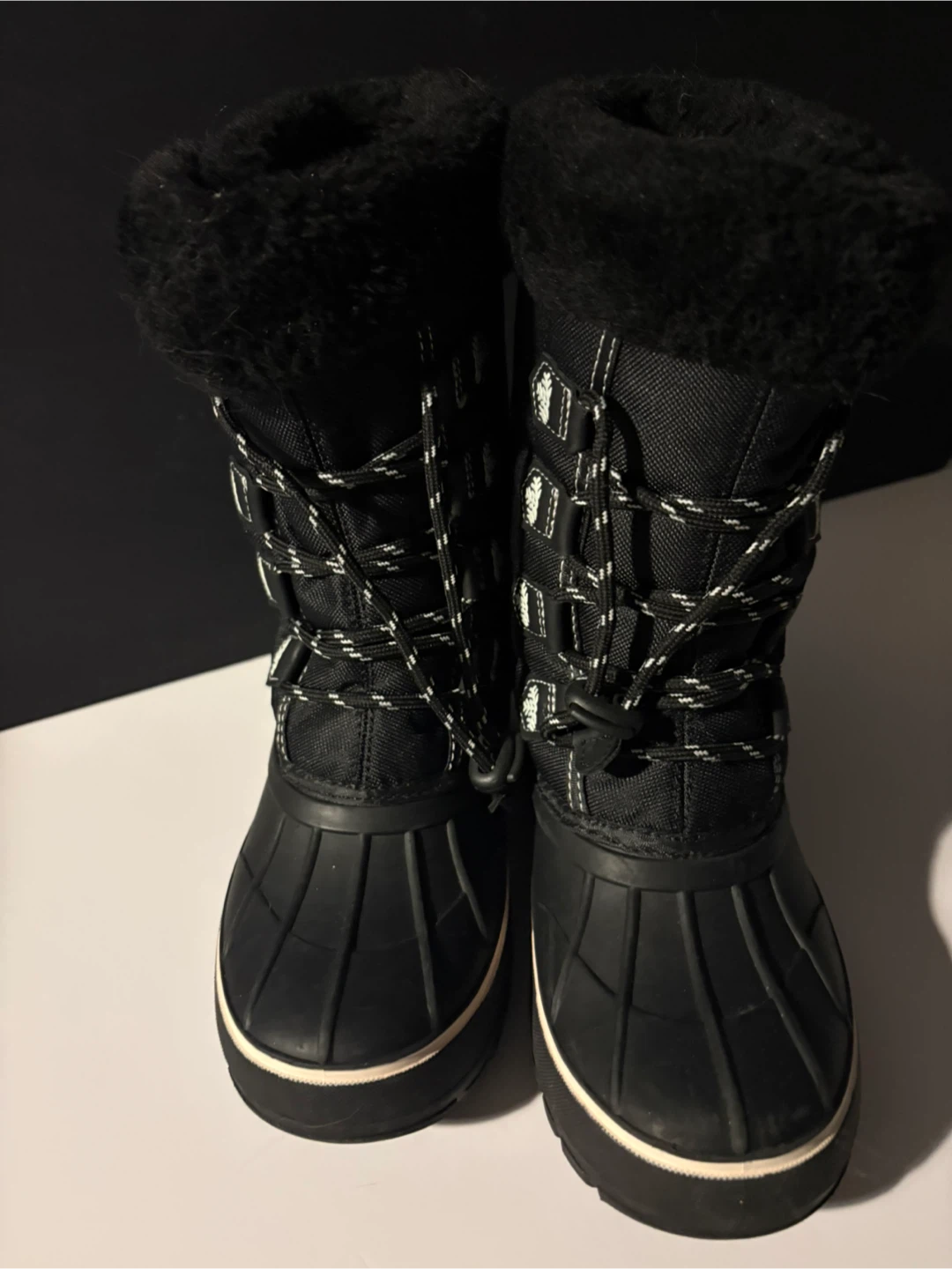 Black Insulated Winter Boots with 3M Thinsulate