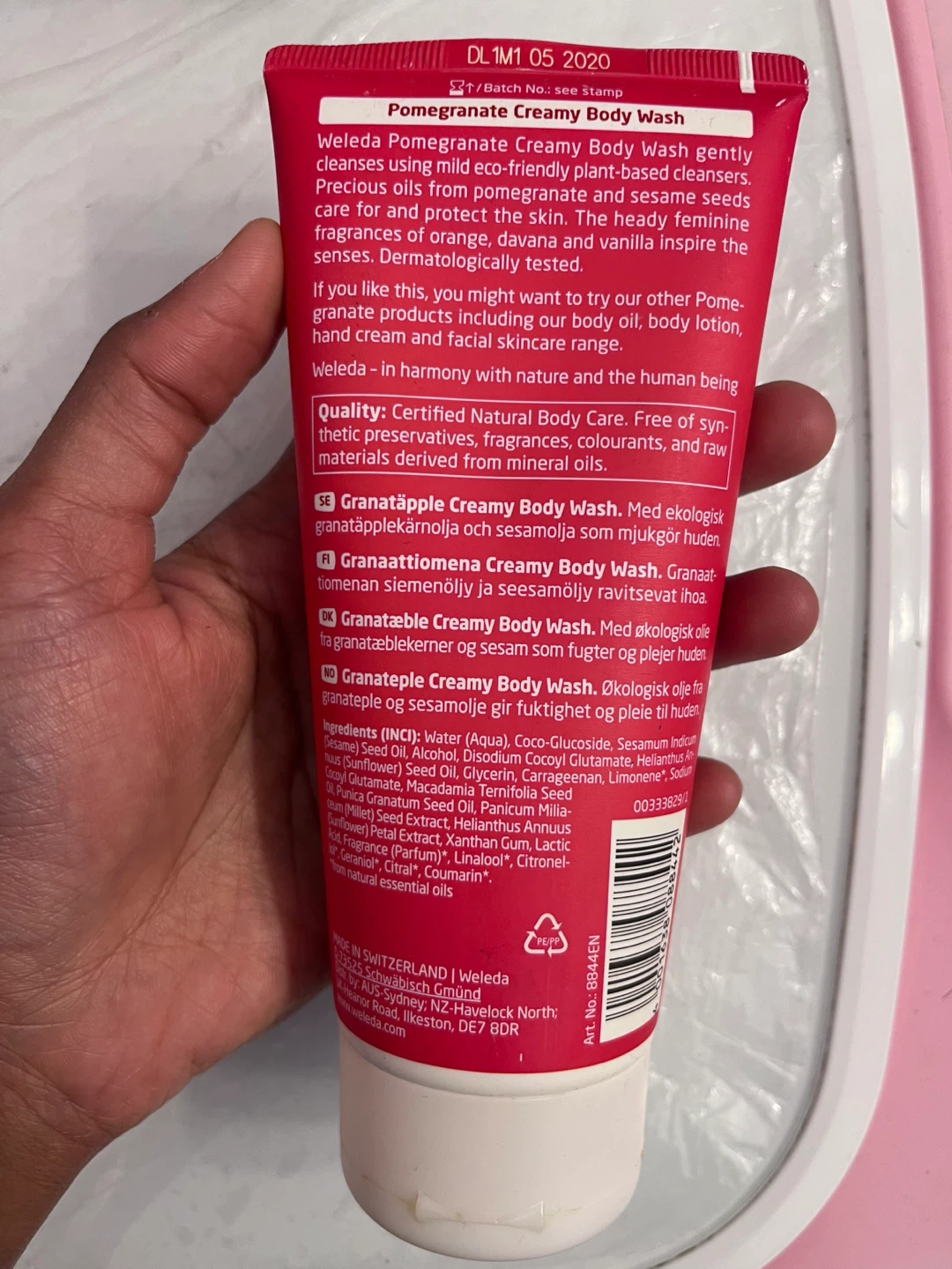 Weleda Pomegranate Creamy Body Wash 200ml - photo 2