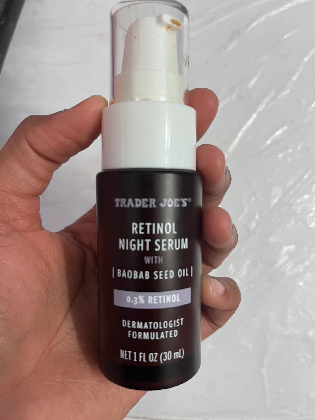 Trader Joe's Retinol Night Serum with Baobab Seed Oil