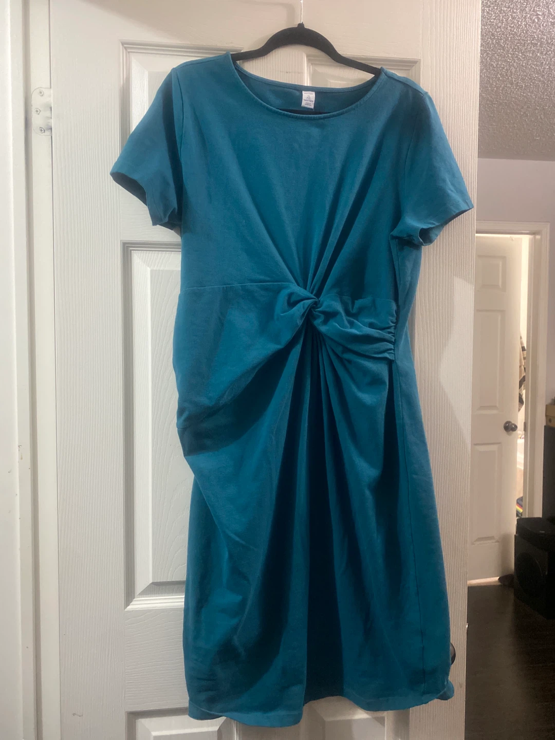 Old Navy Teal Twist Front Dress Size 1X Plus