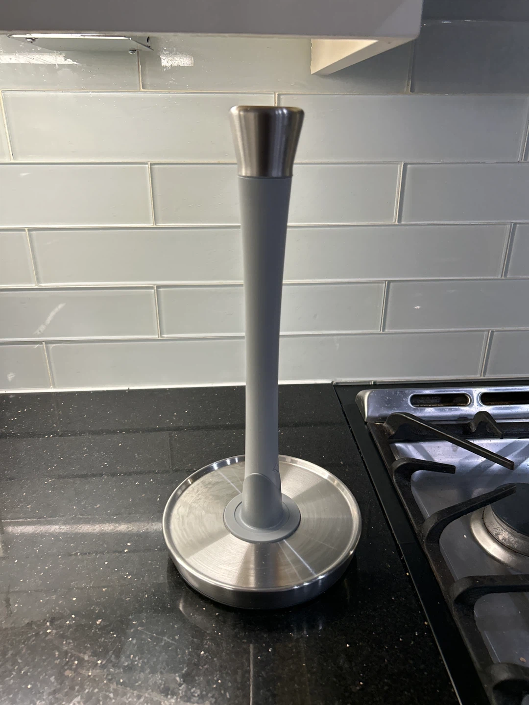 Modern Grey and Stainless Steel Paper Towel Holder