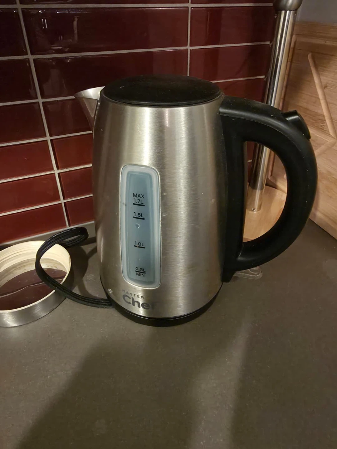 Master Chef Stainless Steel Electric Kettle