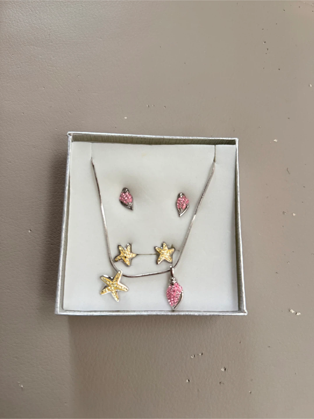 New Genuine sterling silver Jewelry Set pendant &  Earrings - photo 2