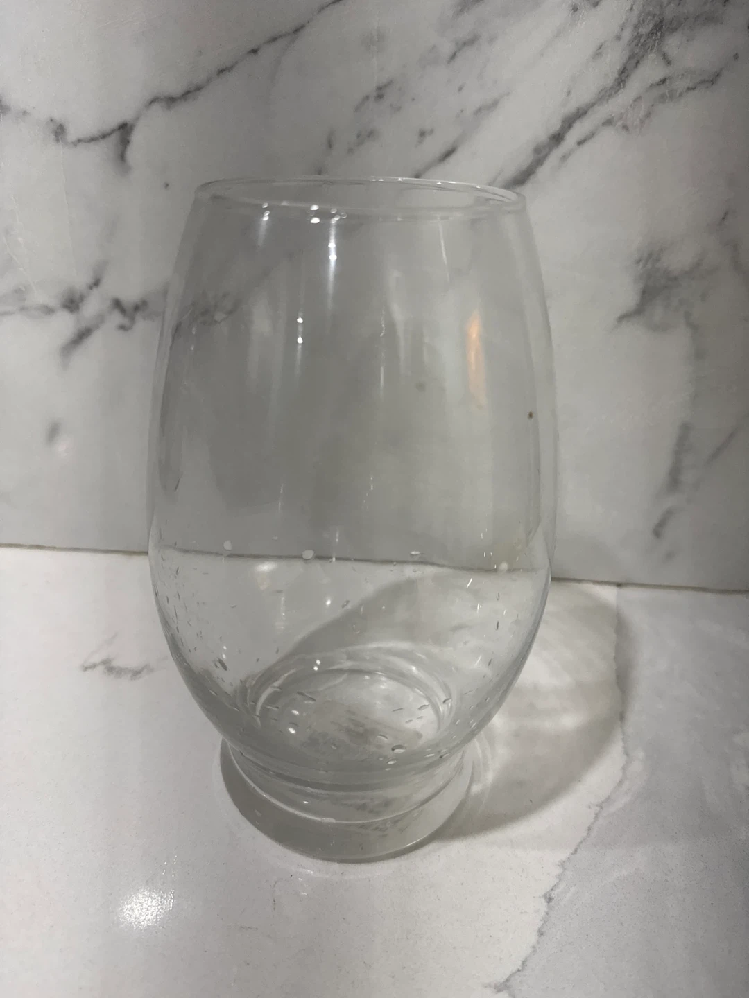 Clear Stemless Wine Glass
