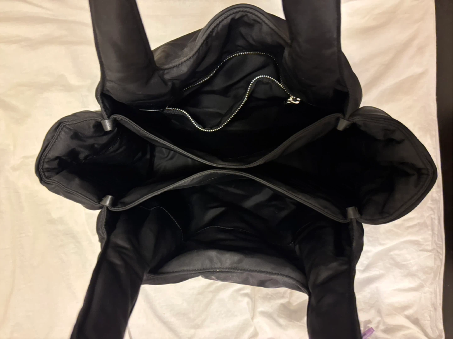 Prada Black Re-Nylon Tote Bag - photo 3