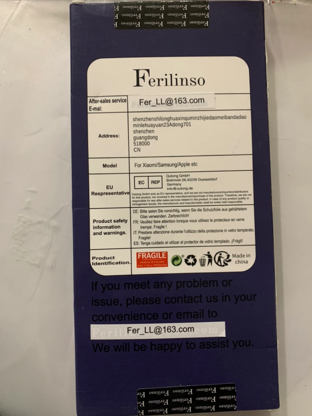 Ferilinsgo High Quality Screen Protector for iPhone 16 Plus - photo 3