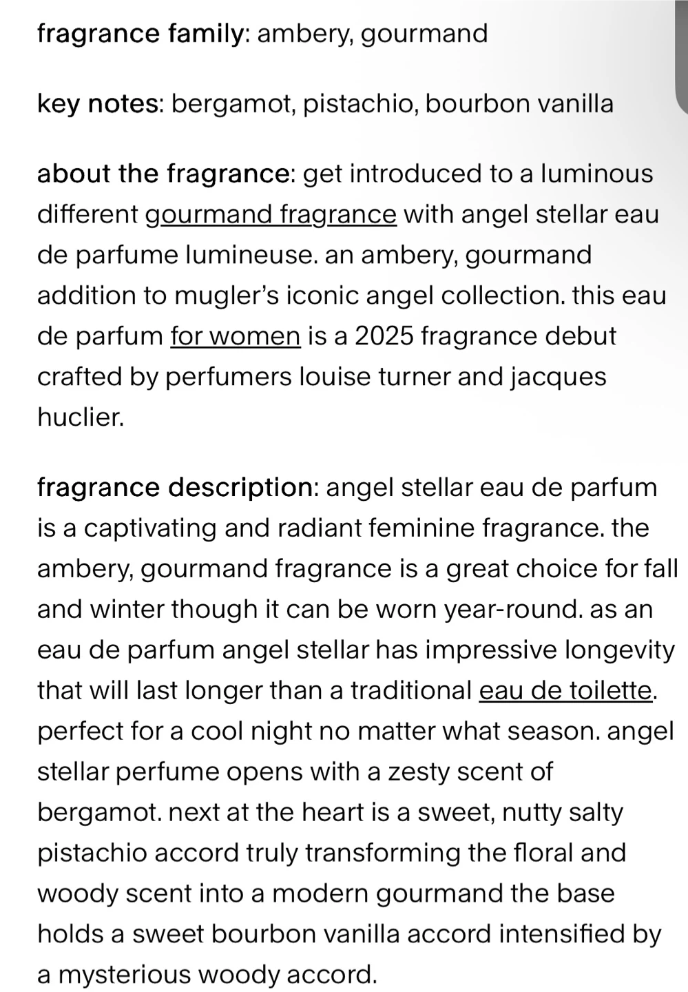 Mugler Angel Stellar Eau de Parfum 100ml - photo 2