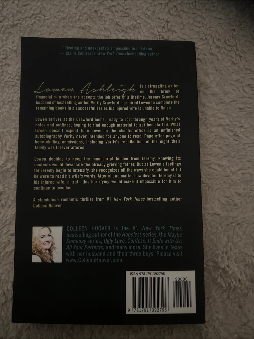 Verity by Colleen Hoover - photo 2