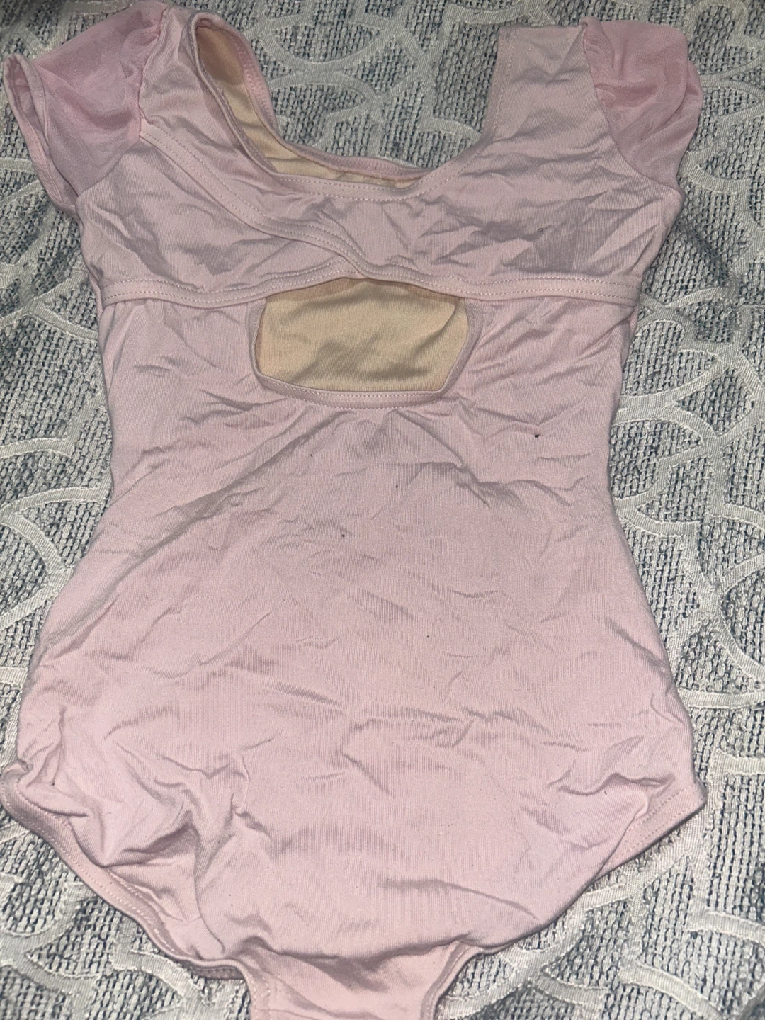 Pink Ballet Leotard with Cap Sleeves - photo 2