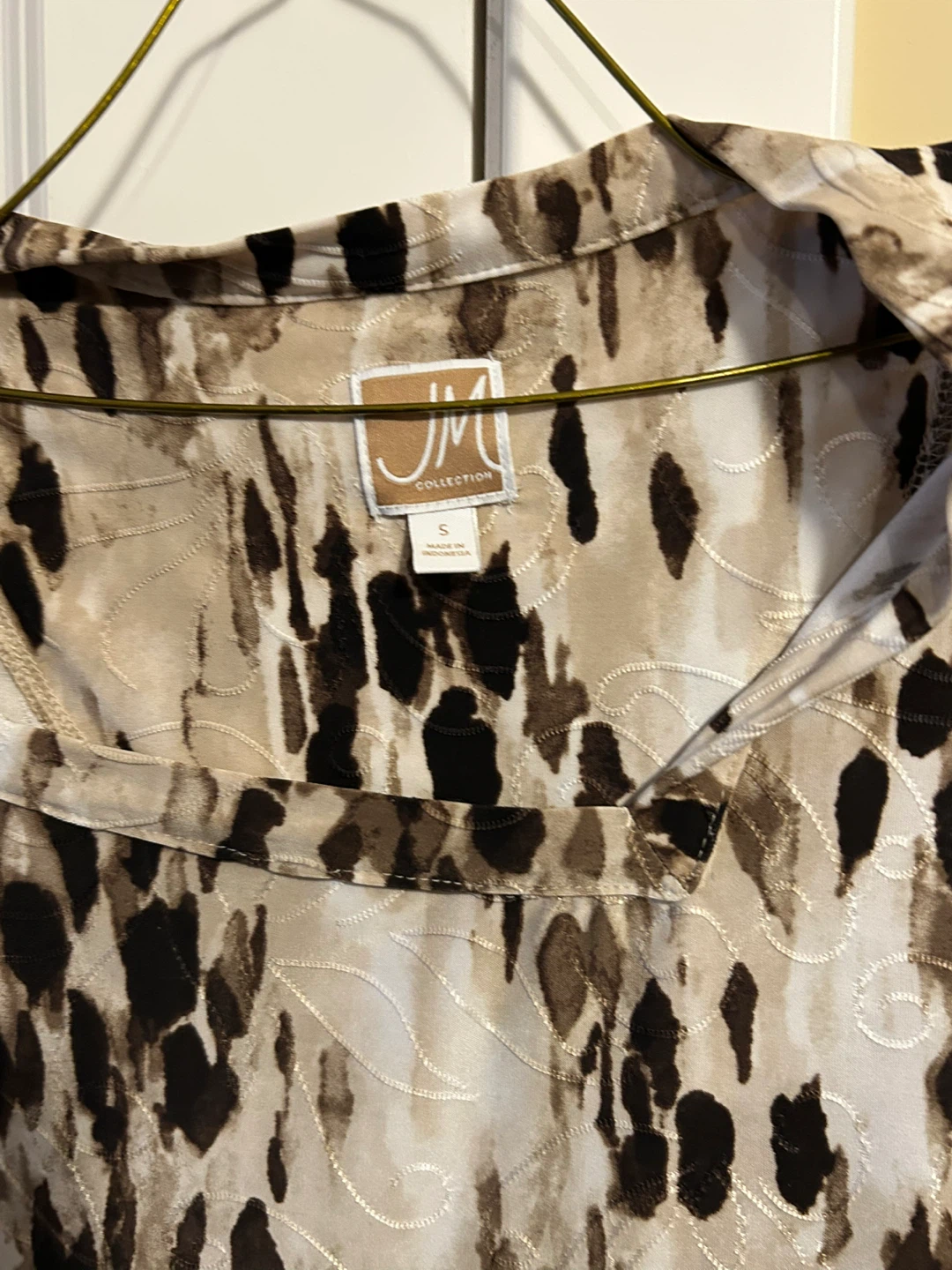 JM Collection Women's Short Sleeve Top Size S - photo 2