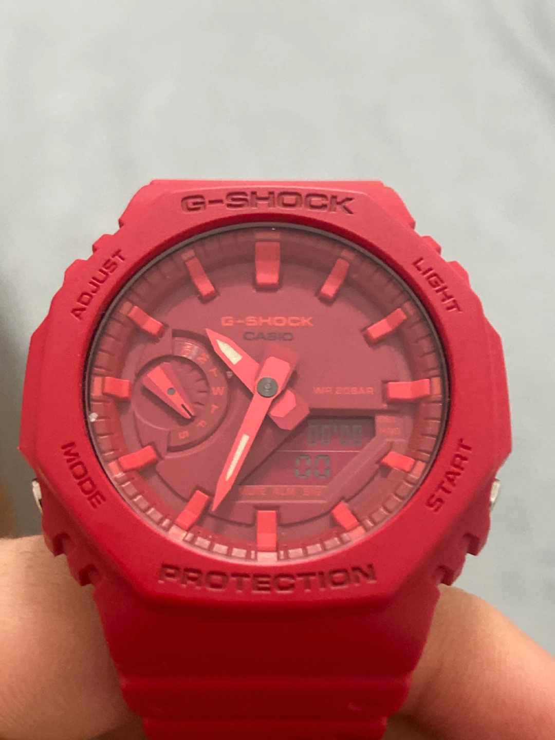 Casio G-Shock GA-2100 Red Watch