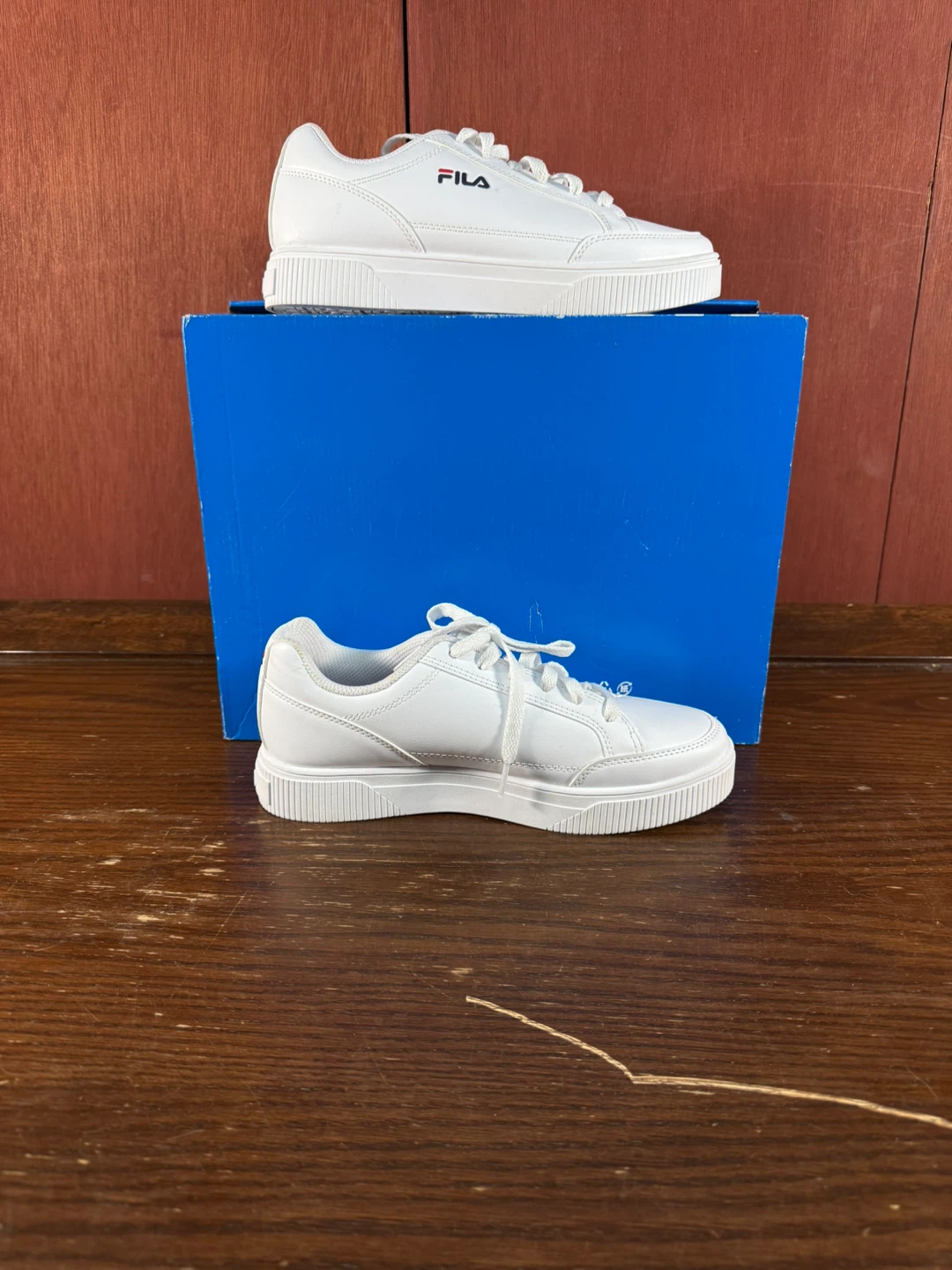 Fila Women's White Unlock Court Sneakers Size US 7 - photo 2