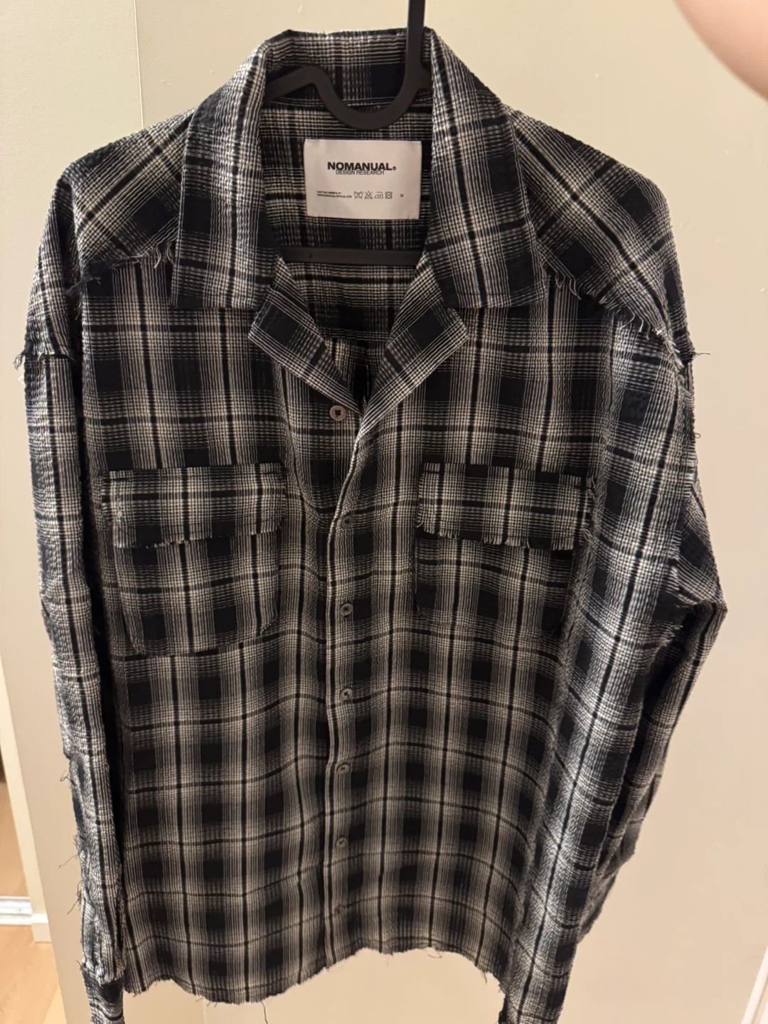 NOMANUAL Plaid Flannel Shirt