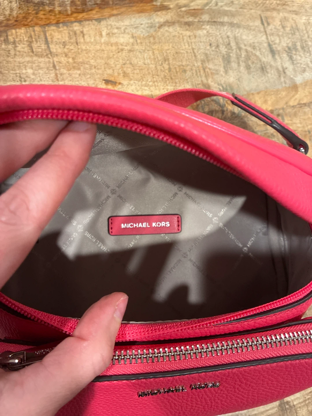 Michael Kors Pink Leather Crossbody Bag - photo 2
