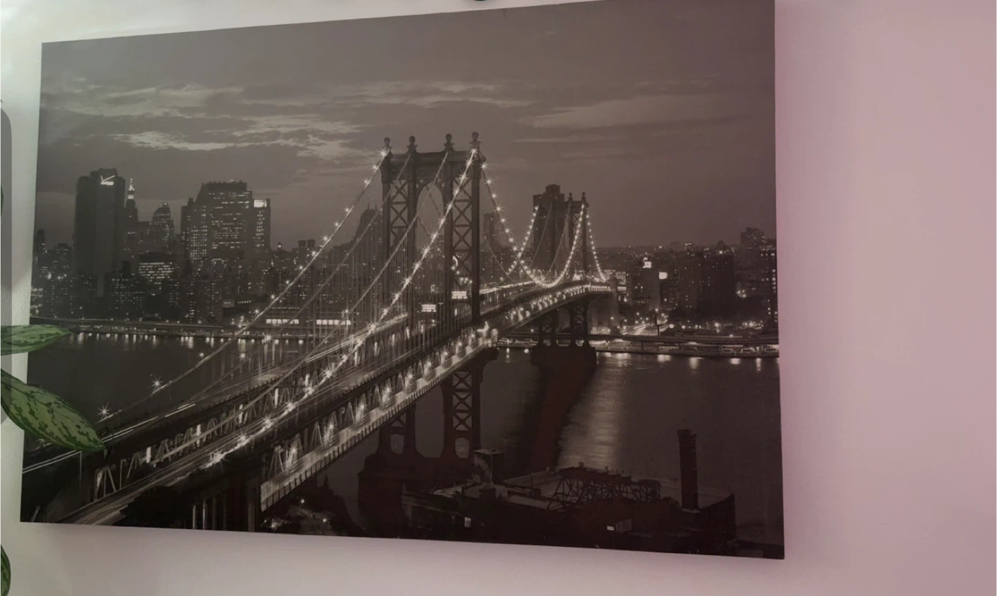 New York City Bridge Canvas Wall Art
