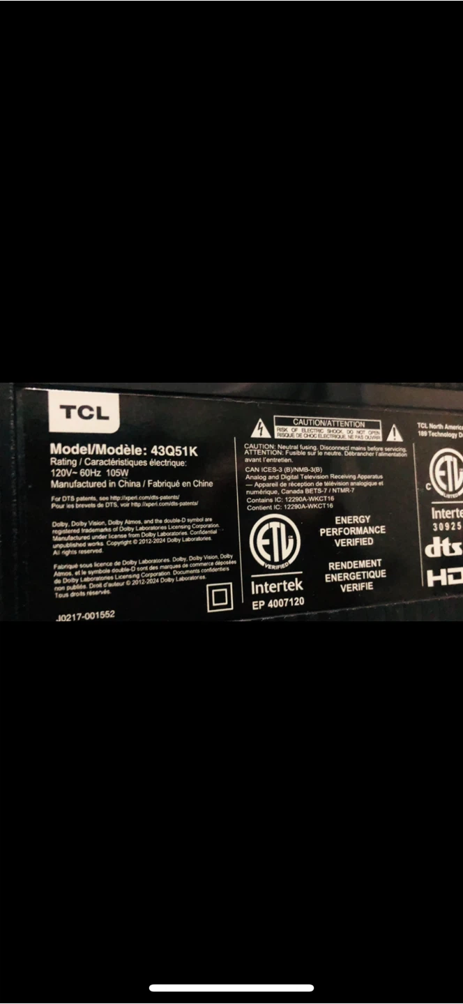 Brand new TCL 43" 4K Smart TV - photo 3