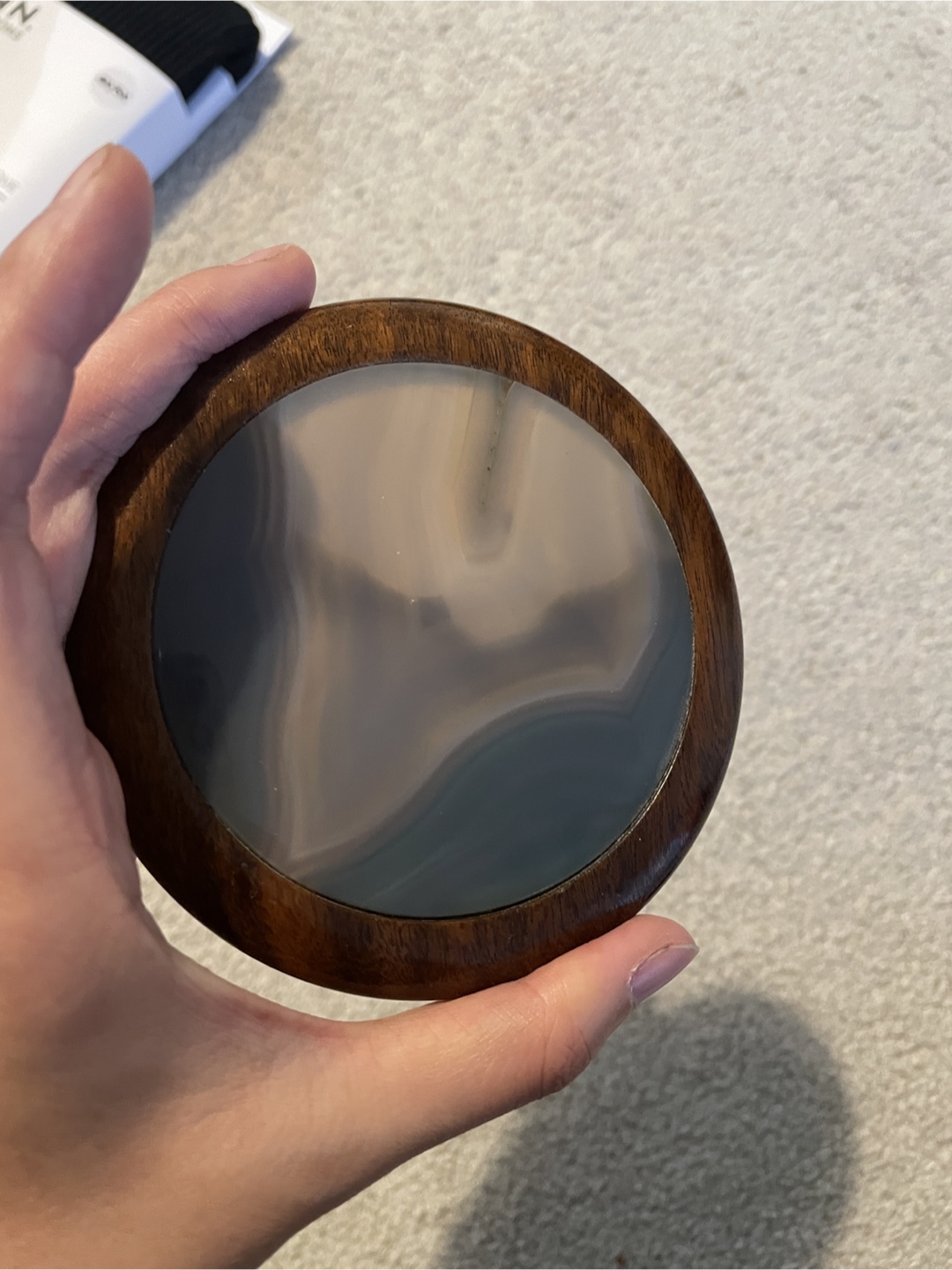 Wooden and Agate Trinket Box - photo 5