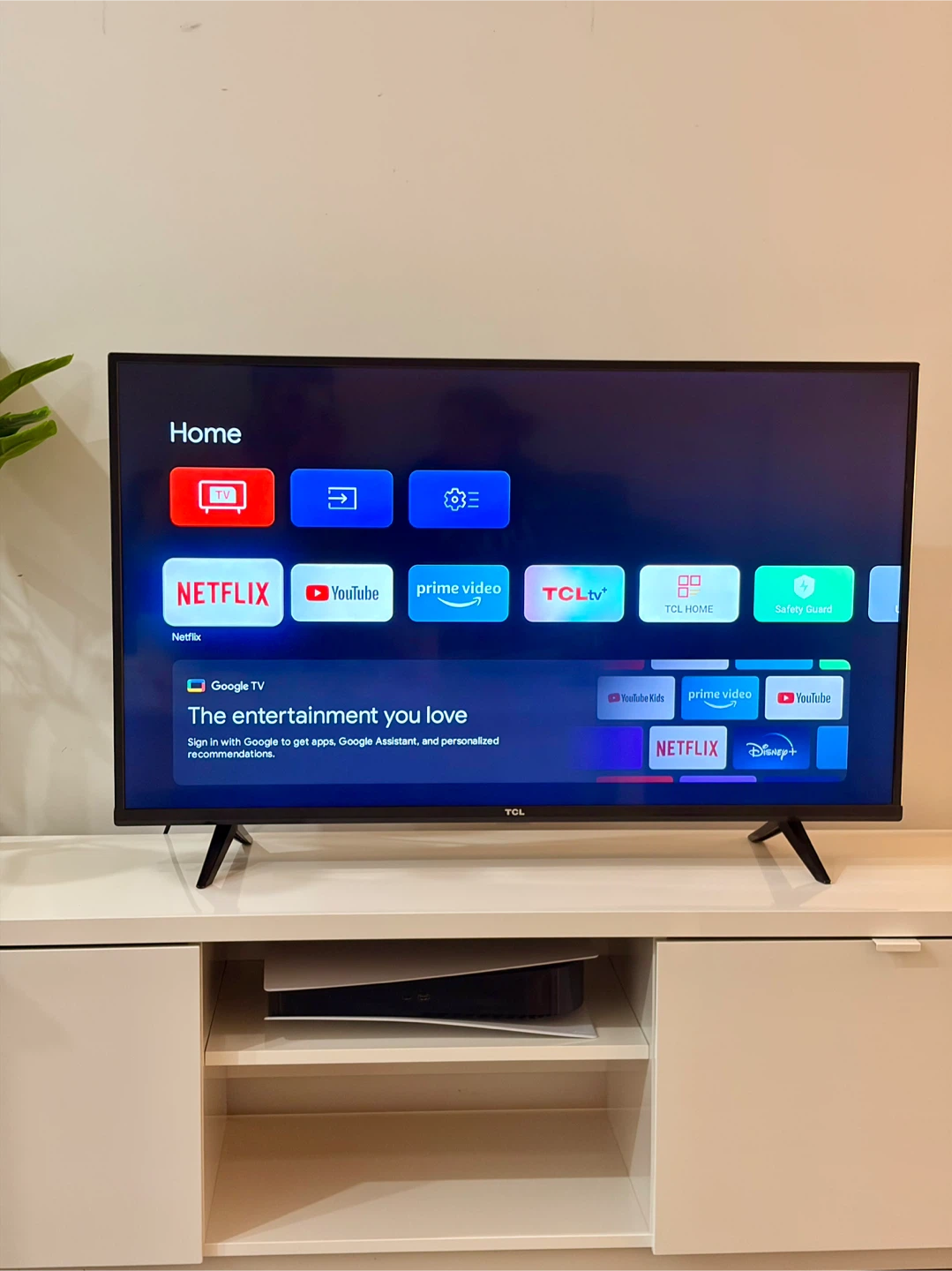 TCL 43” Inches 4K Smart Google TV