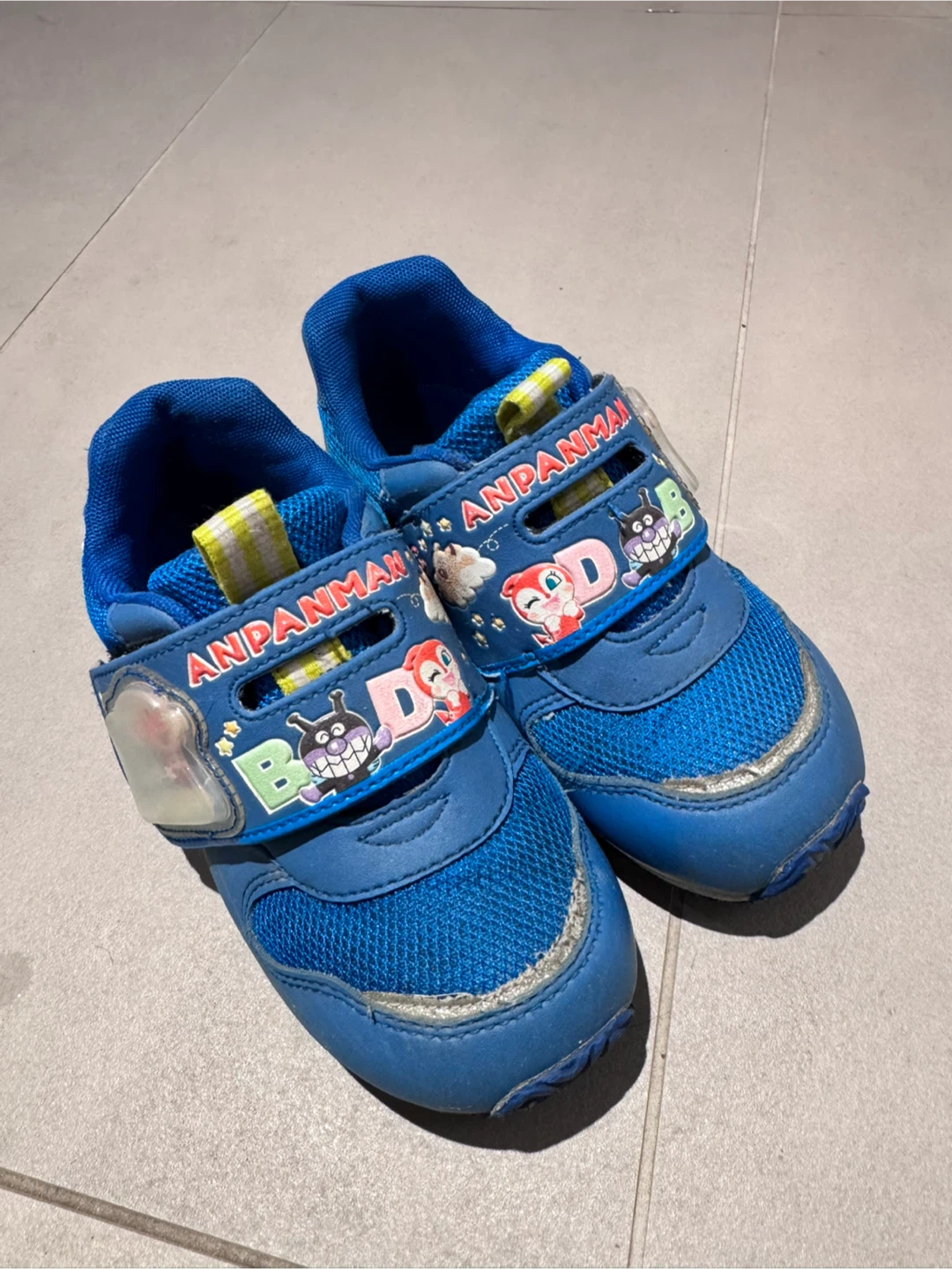 Blue Anpanman Kids Shoes Moonstar 18cm