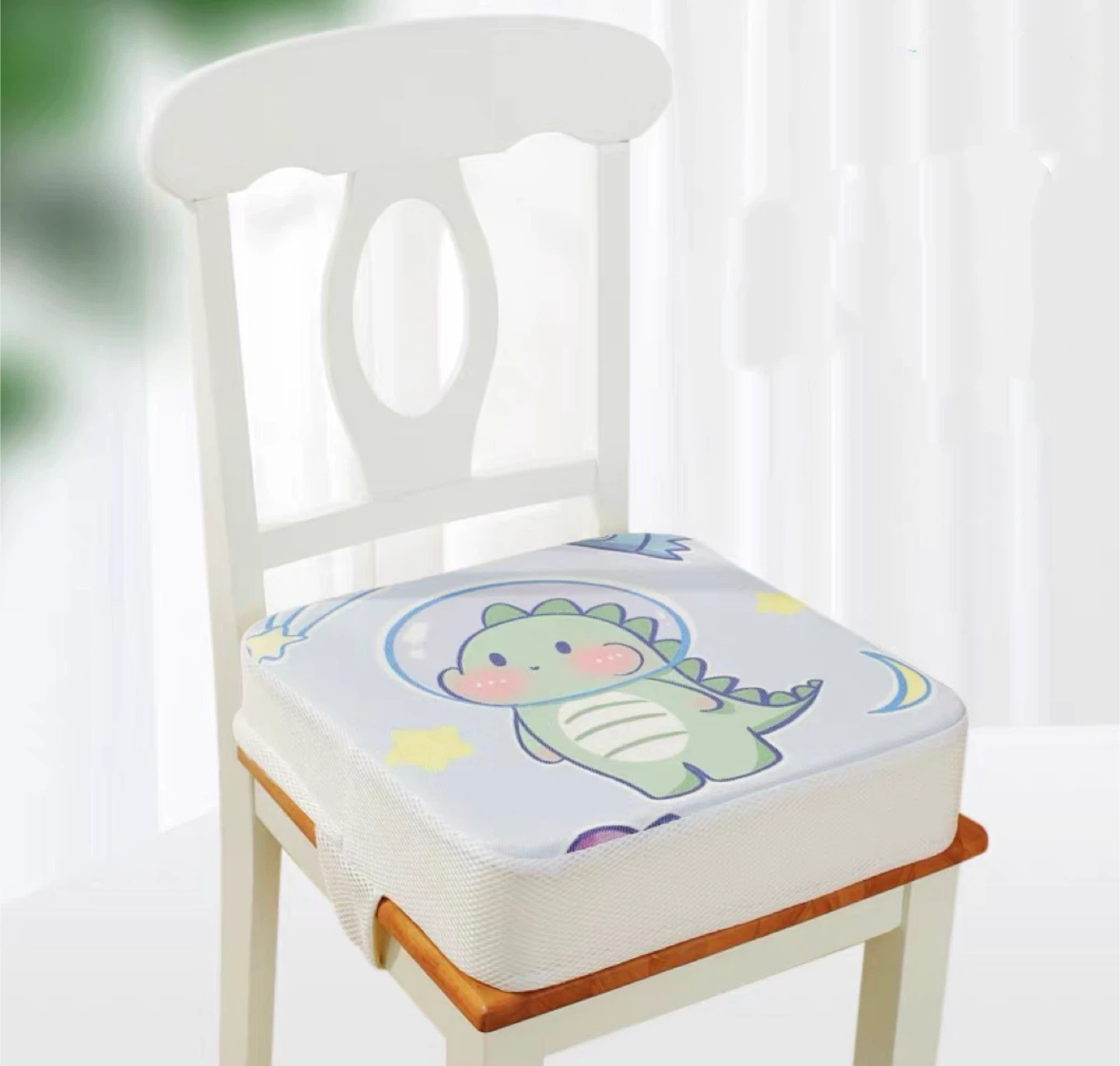 Kids Booster Seat Cushion - Dinosaur Print