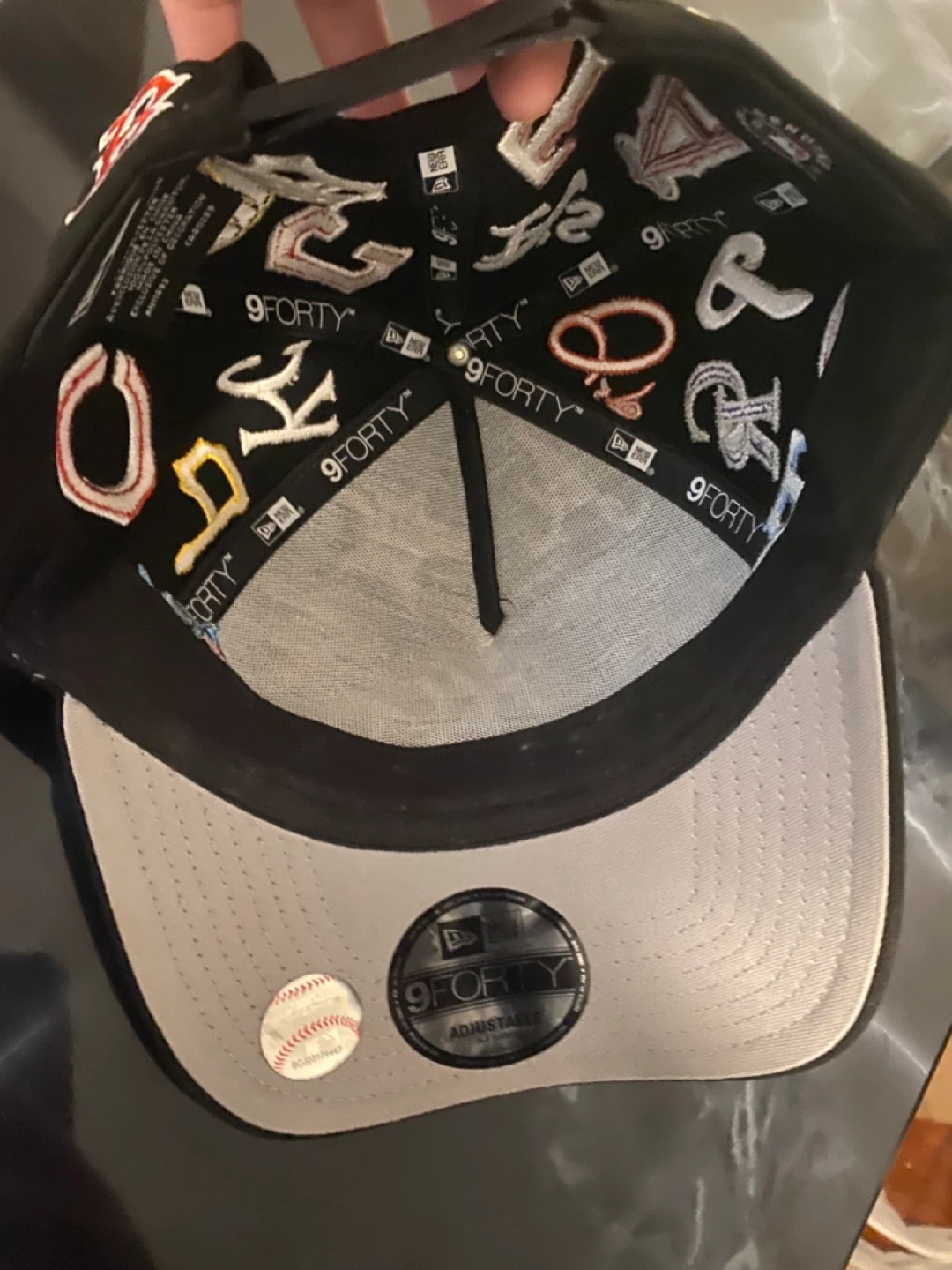 New Era 9FORTY MLB All Over Logo Baseball Cap